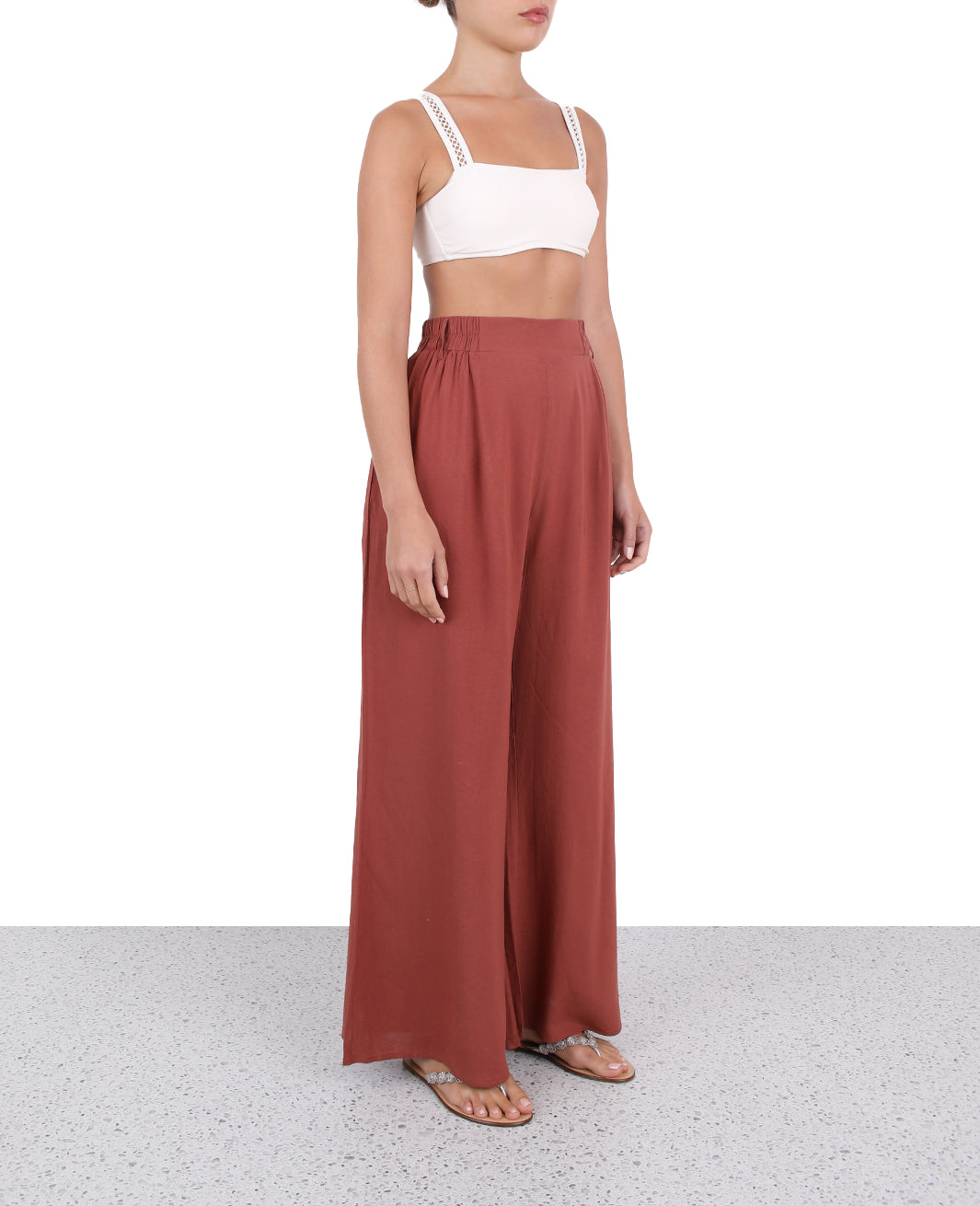 PANTALÓN CYCAS MARRON