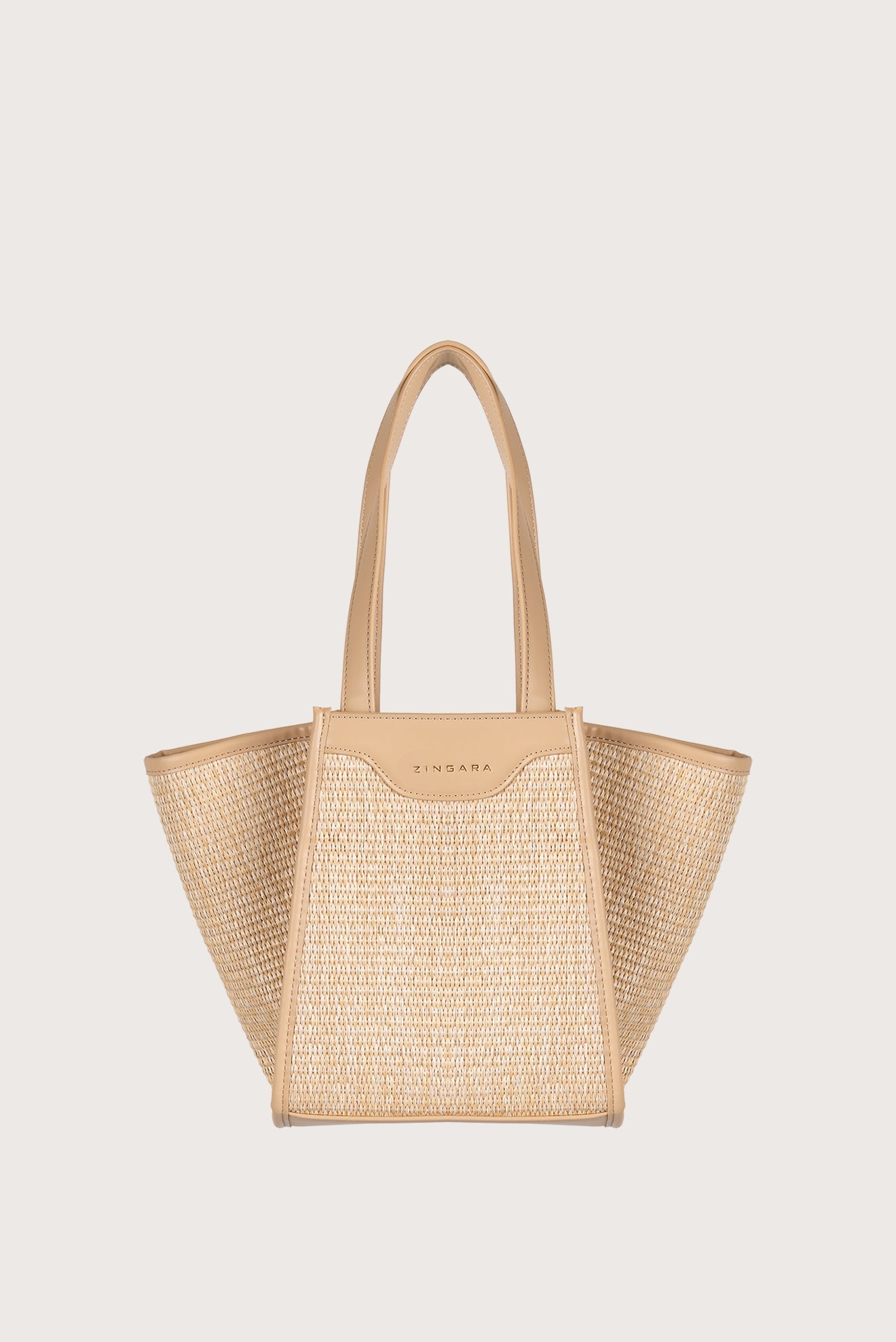 Bolsa Mini Tote Natural Beige