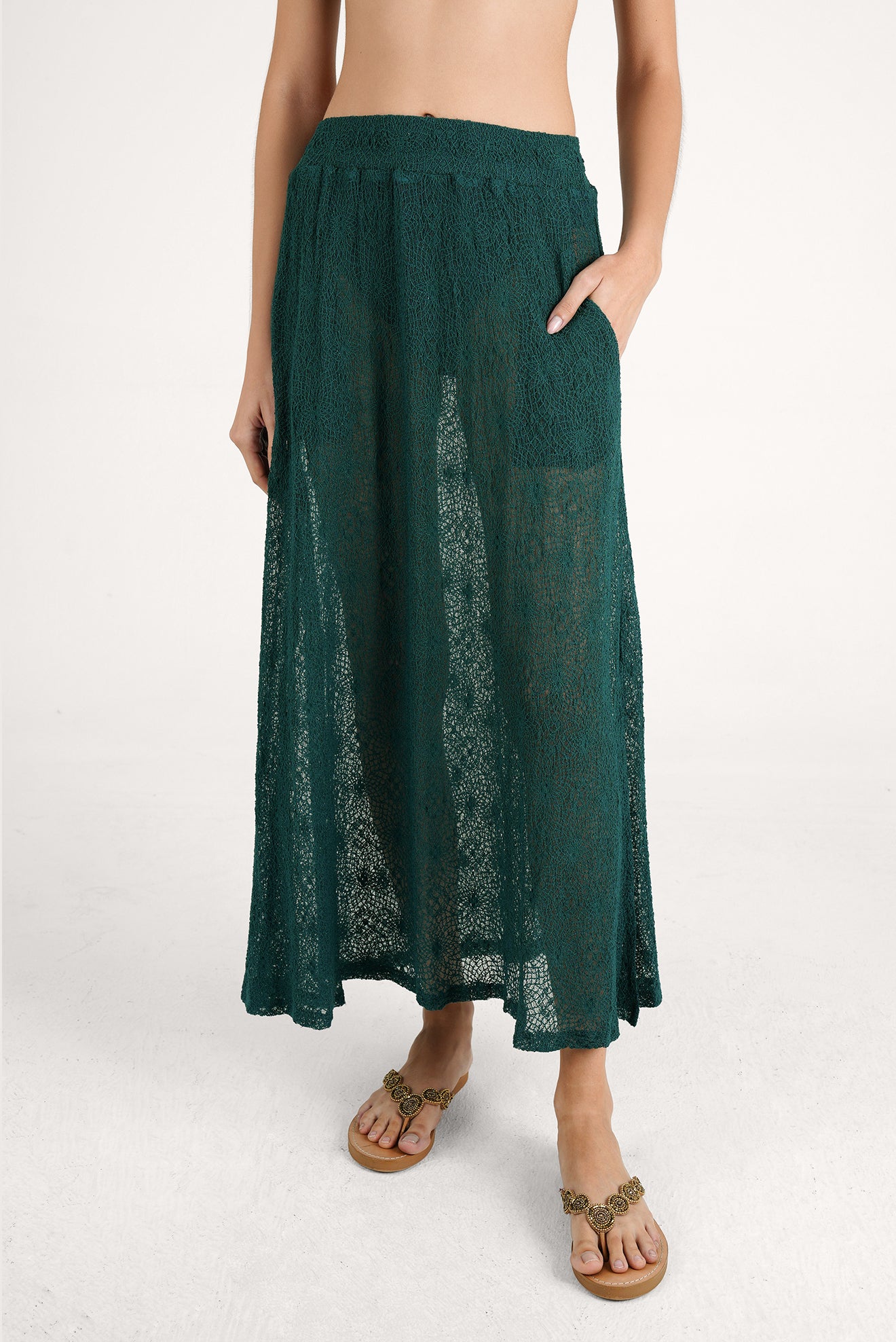 Falda Larga Vriesa Verde