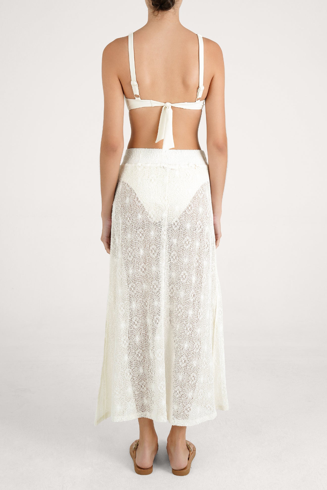 Falda Larga Vriesa Off White
