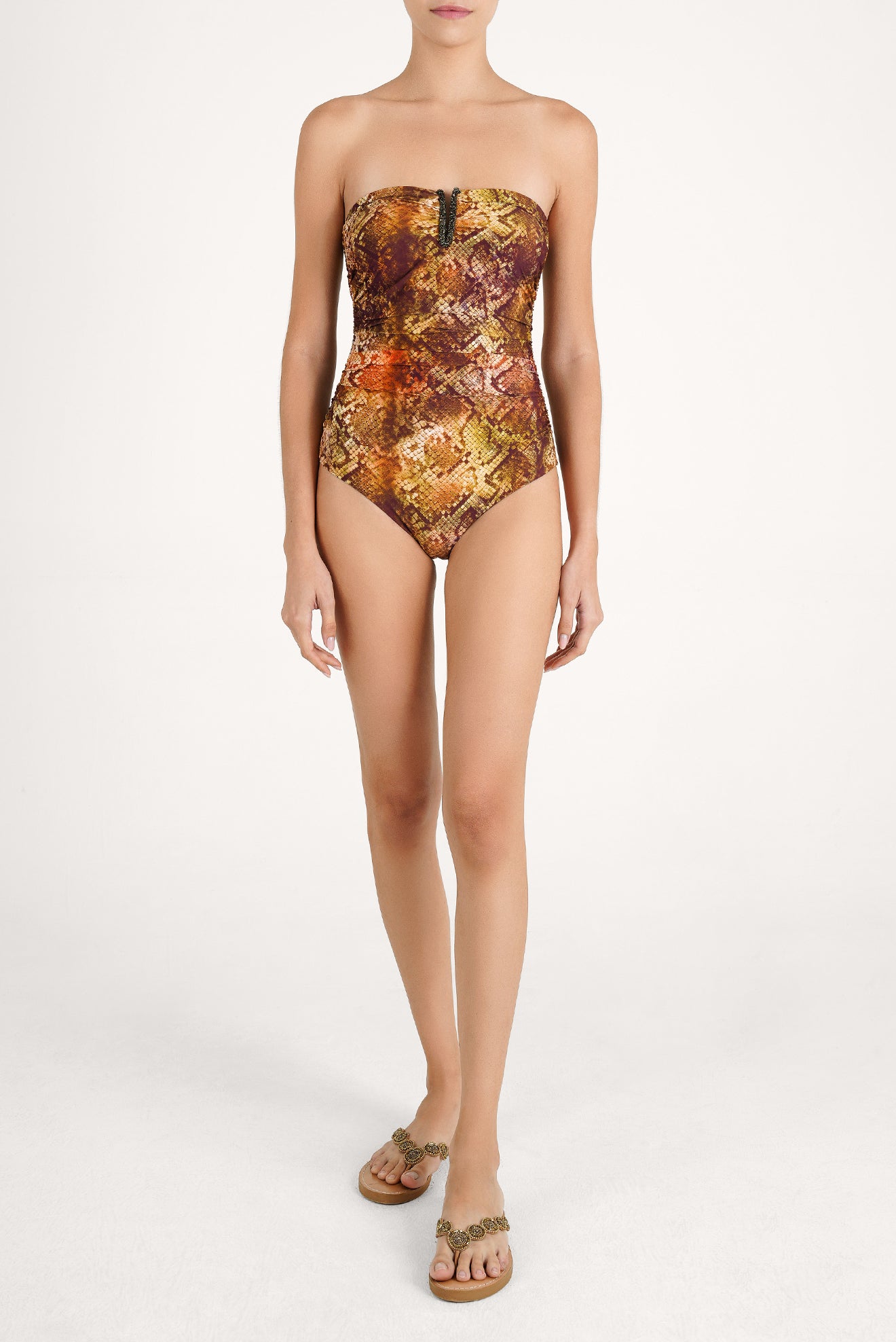 Entero Bandeau Bordado Kileya