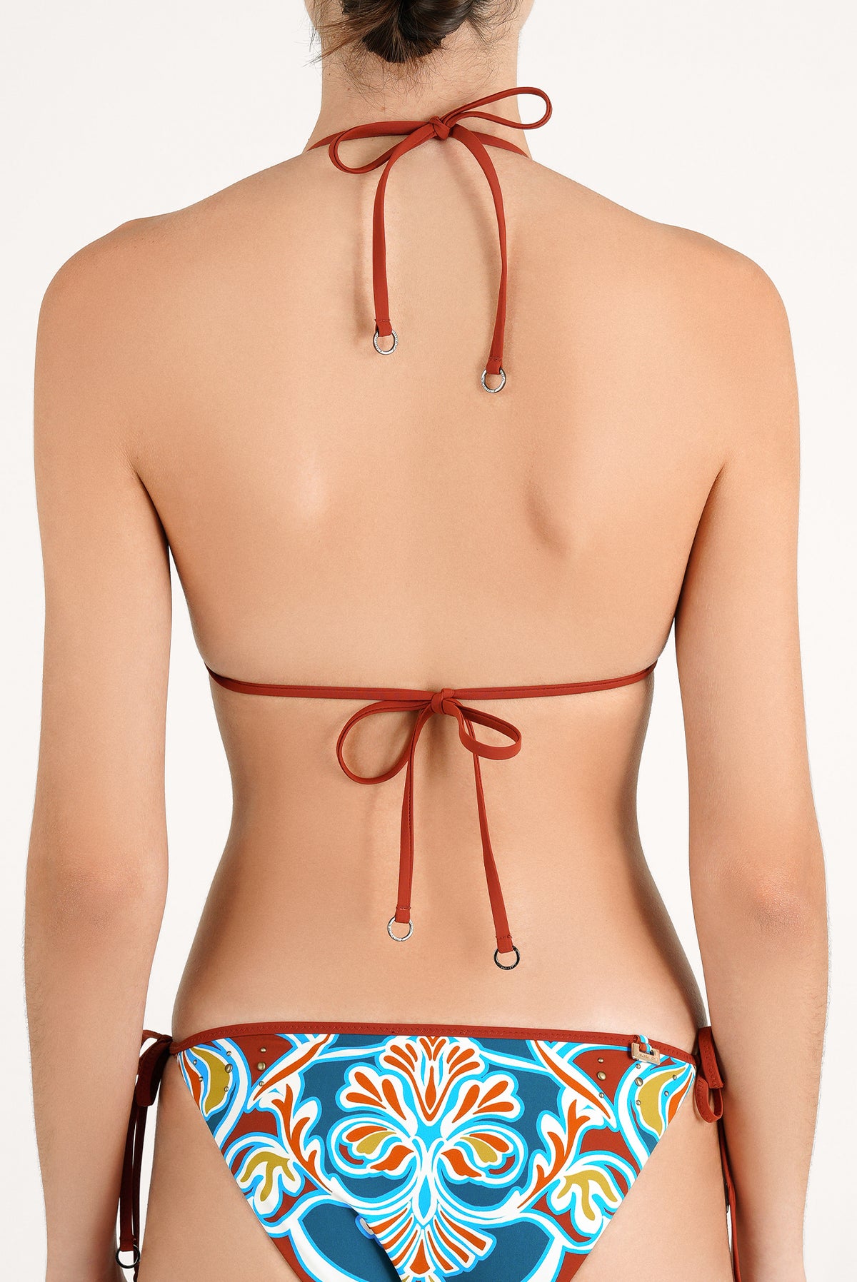 Amira Applique Triangle Bikini Top