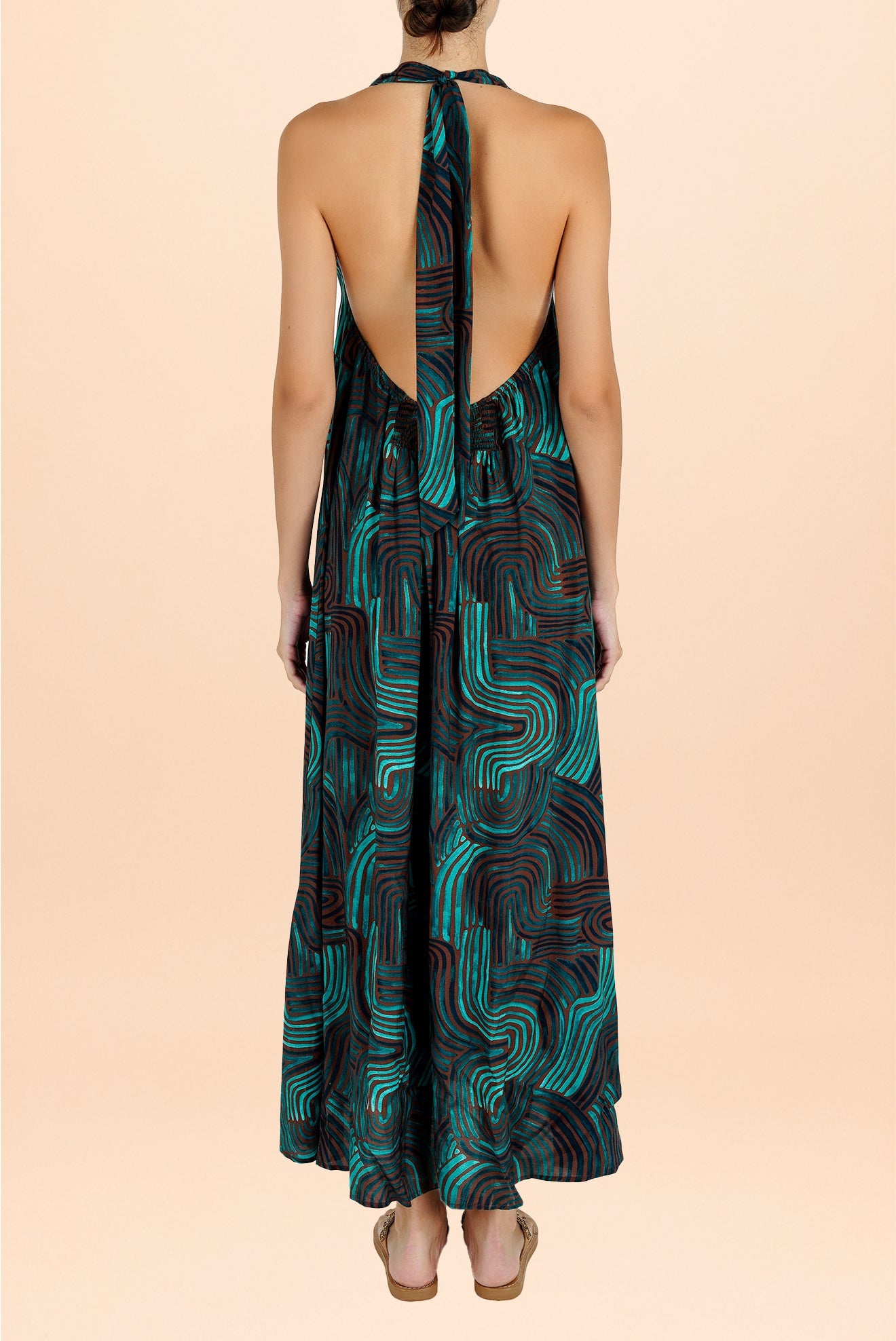 Vestido Largo Cacao