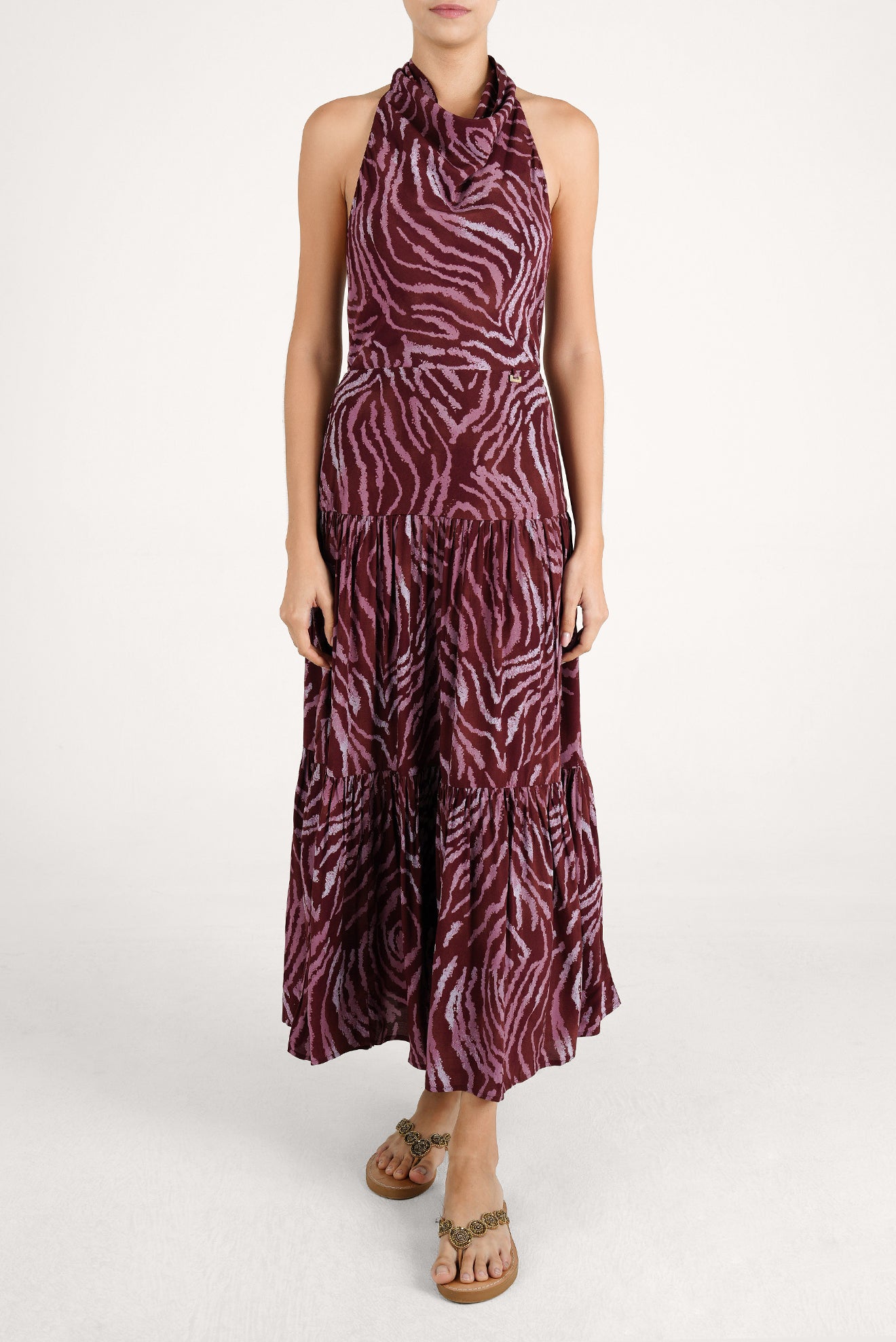 Vestido Halter Largo Zafira