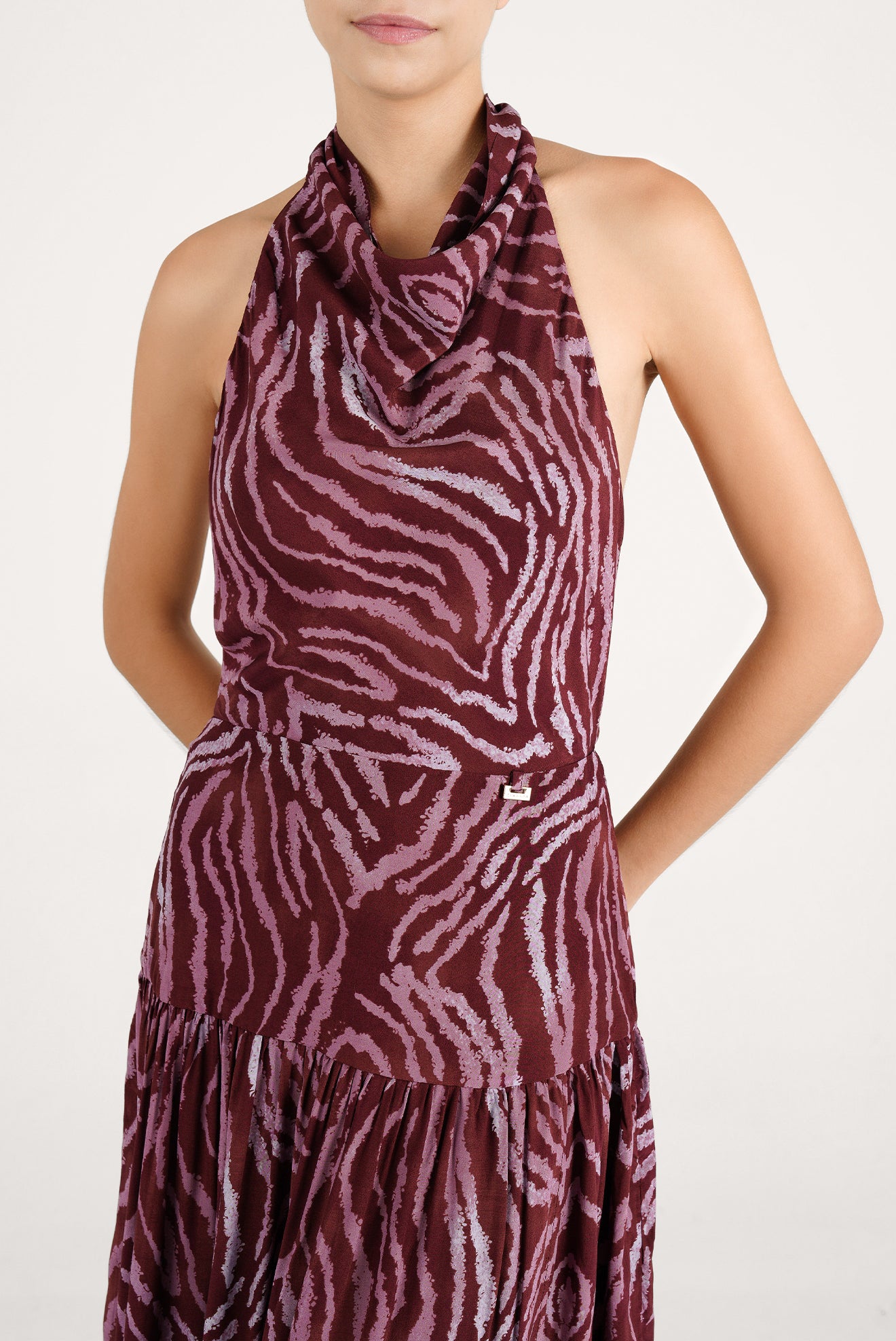 Vestido Halter Largo Zafira