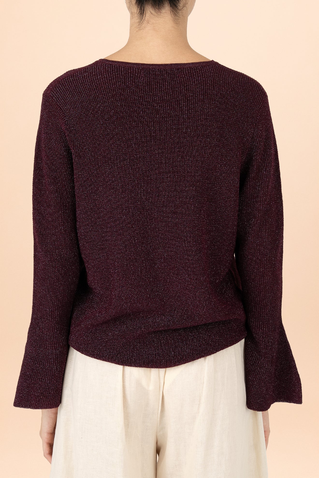 Suéter Perla Perkins Púrpura