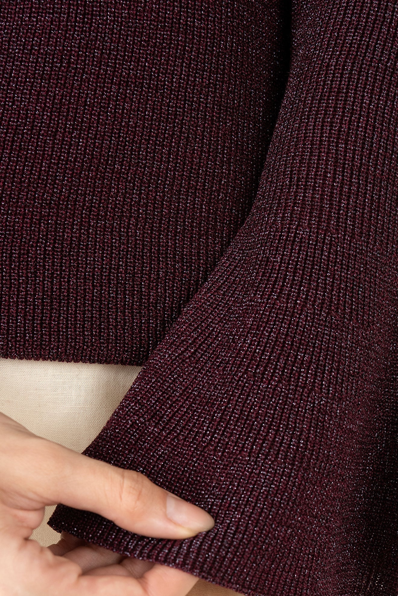 Suéter Perla Perkins Púrpura