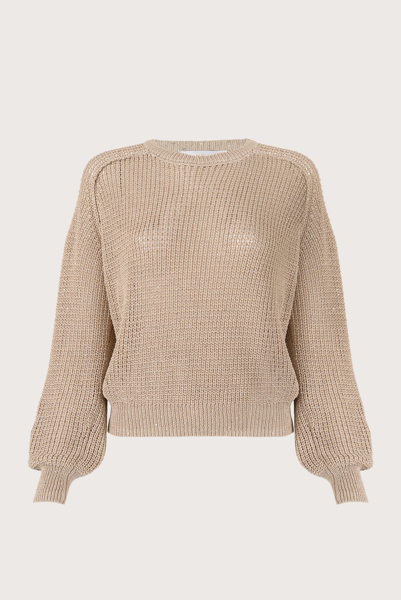 Blusa Lorena Manga Larga Taupe