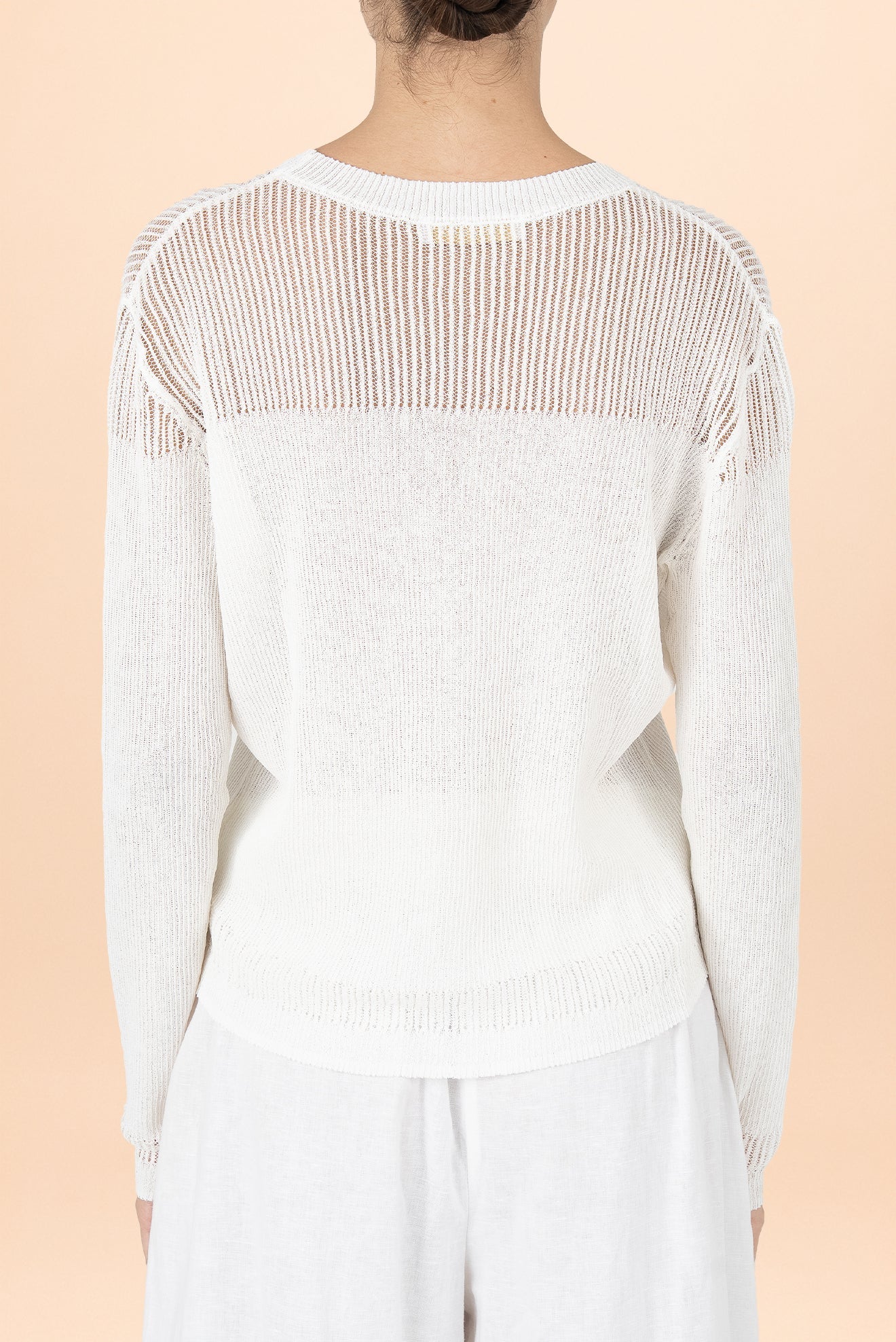 Blusa Lorena Mangas Detalle Blanco