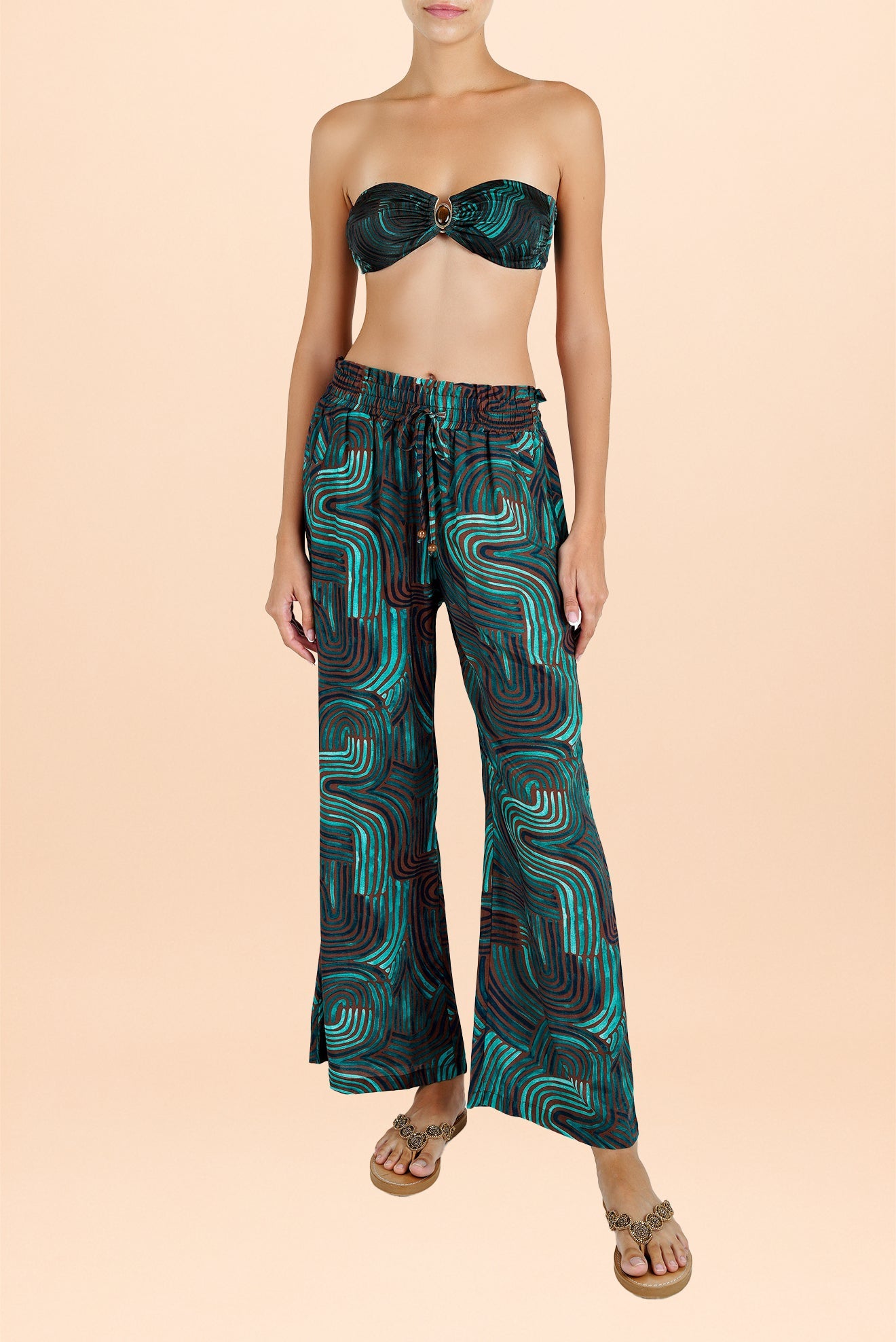 Pantalón Palazzo Cacao