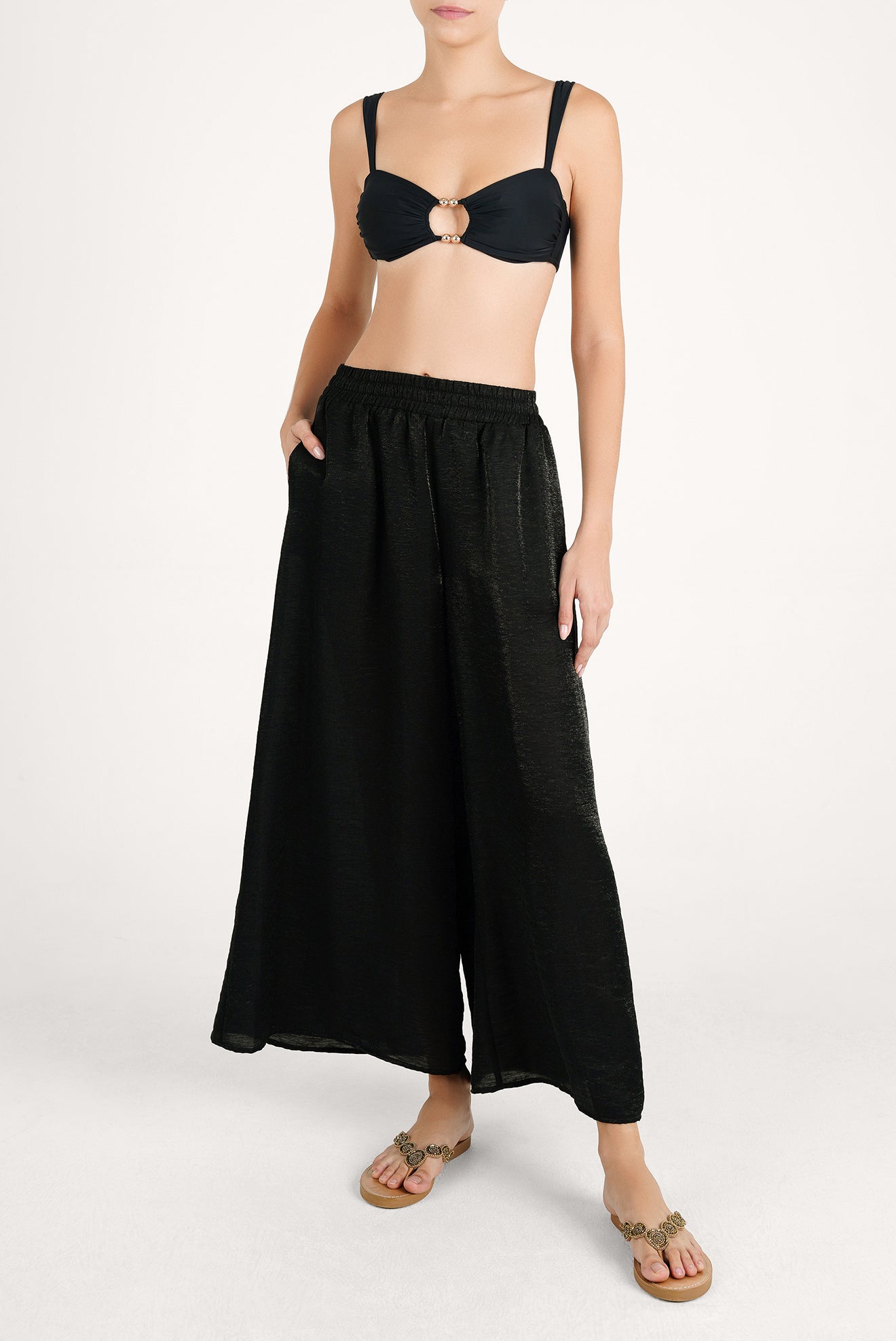Pantalón Ilhabella Shine Negro