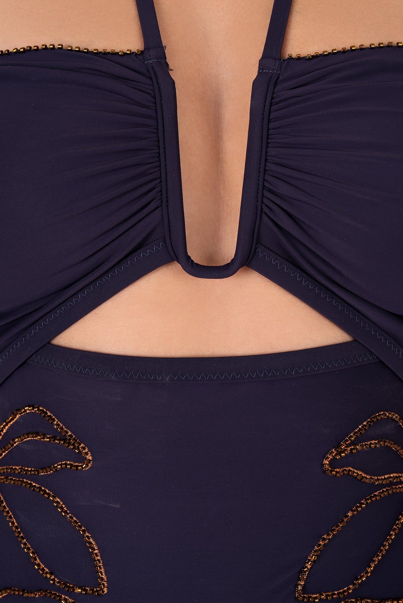 Entero Bandeau U Bordado Pipa