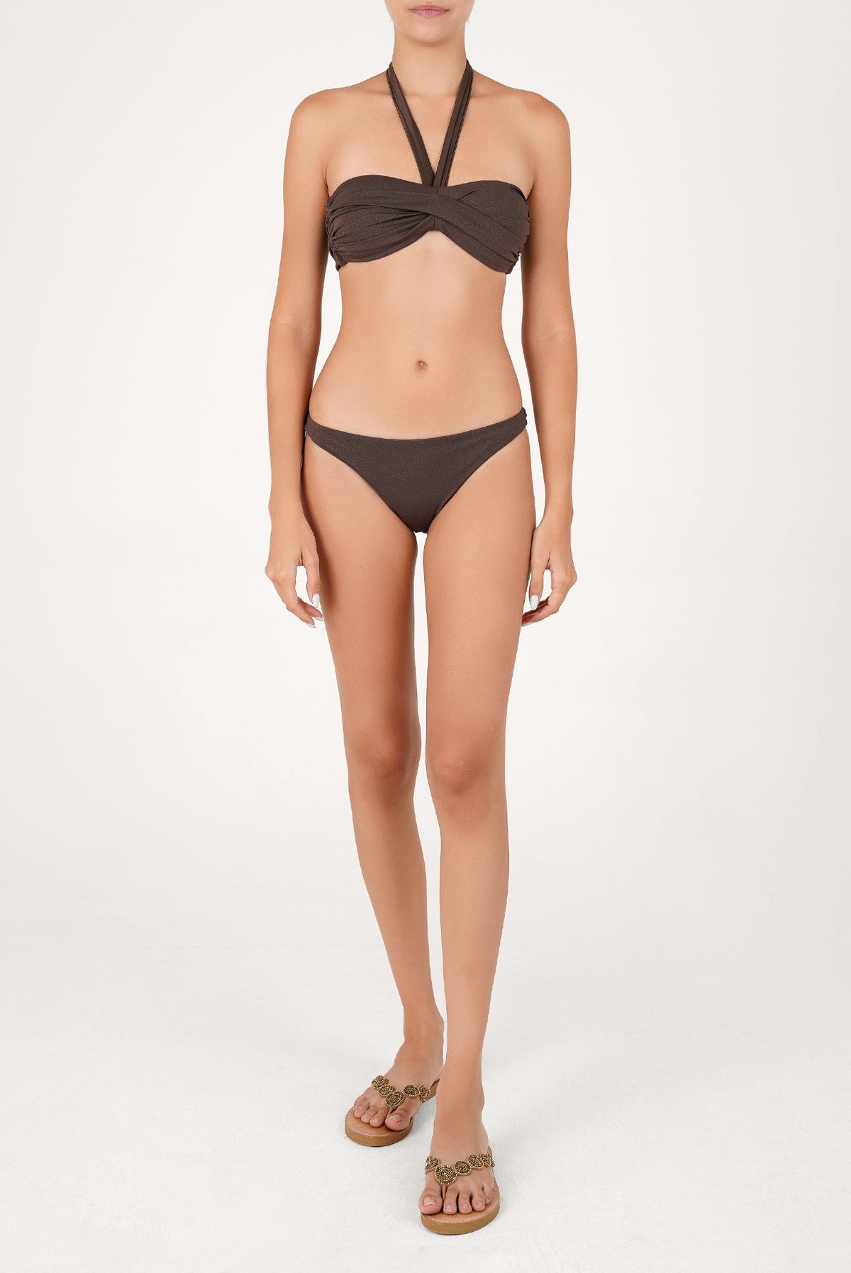 Top Bandeau Cruzado Garnet — foto 4