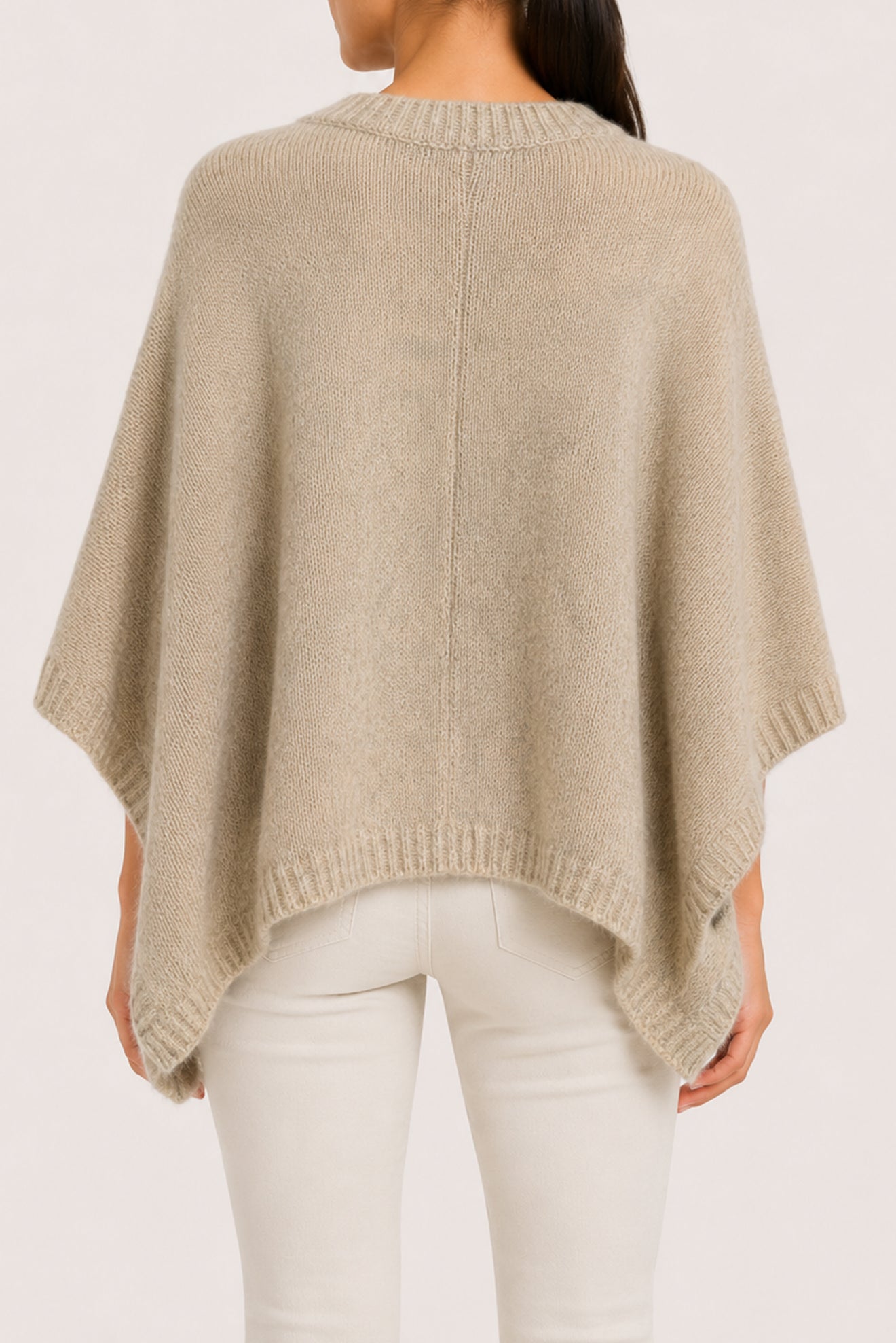 VERBENA BEIGE PONCHO
