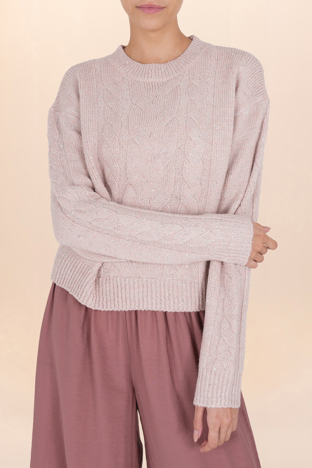 AMALIA PINK CLASSIC SWEATER