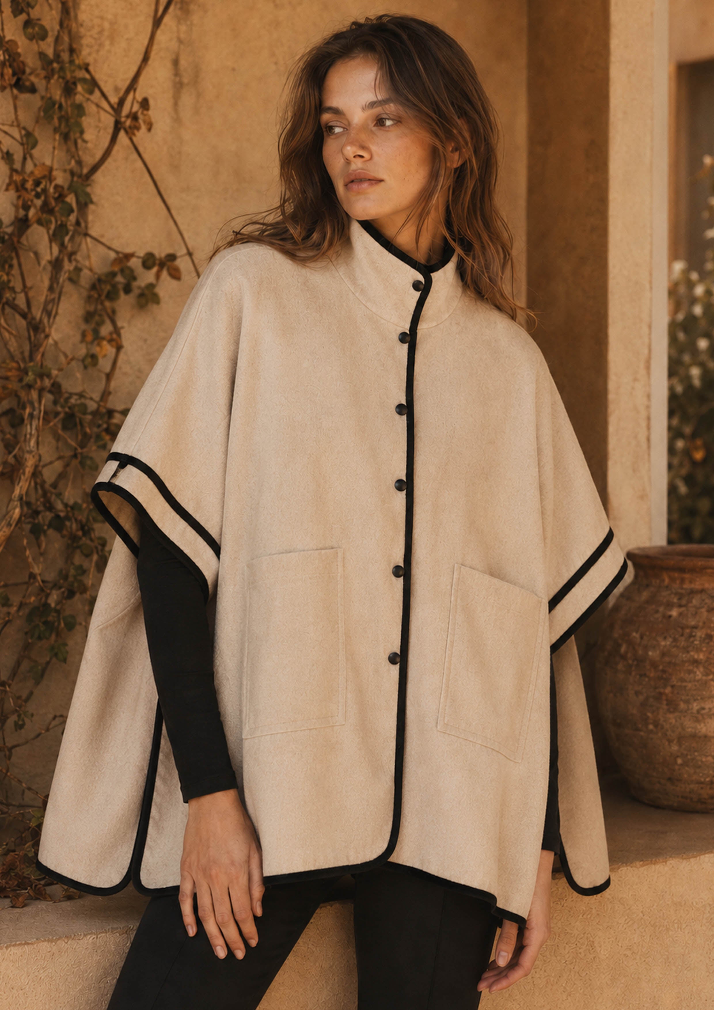 PONCHO ISOLDE BLANCO