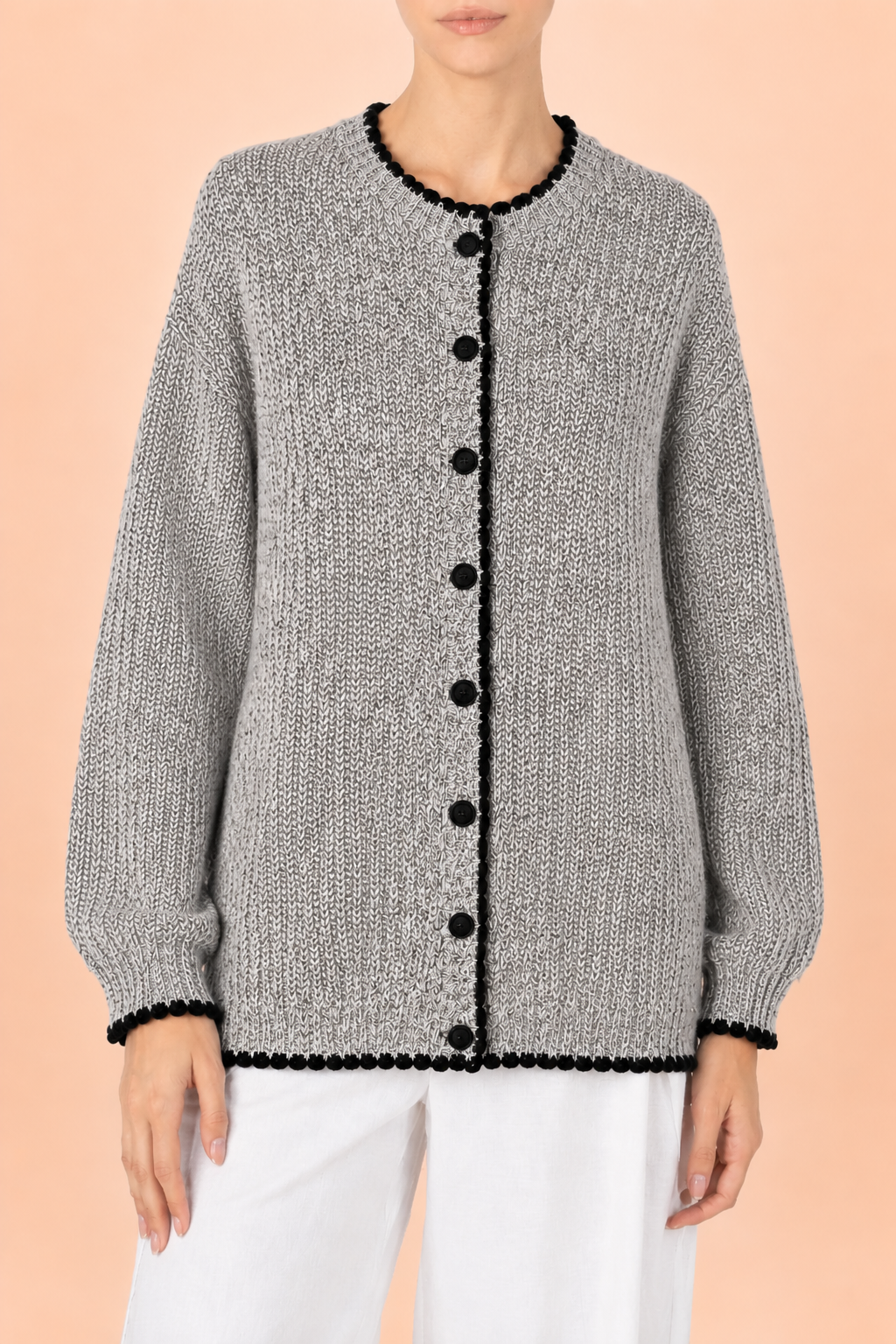 IXORA GRAY CARDIGAN