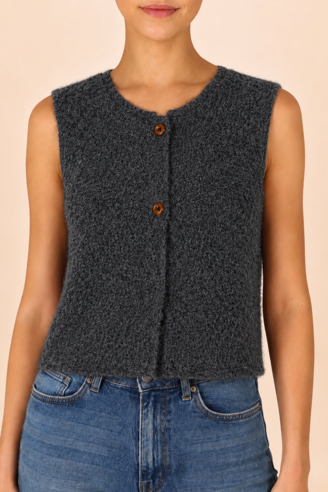 TILLAND DARK GRAY VEST