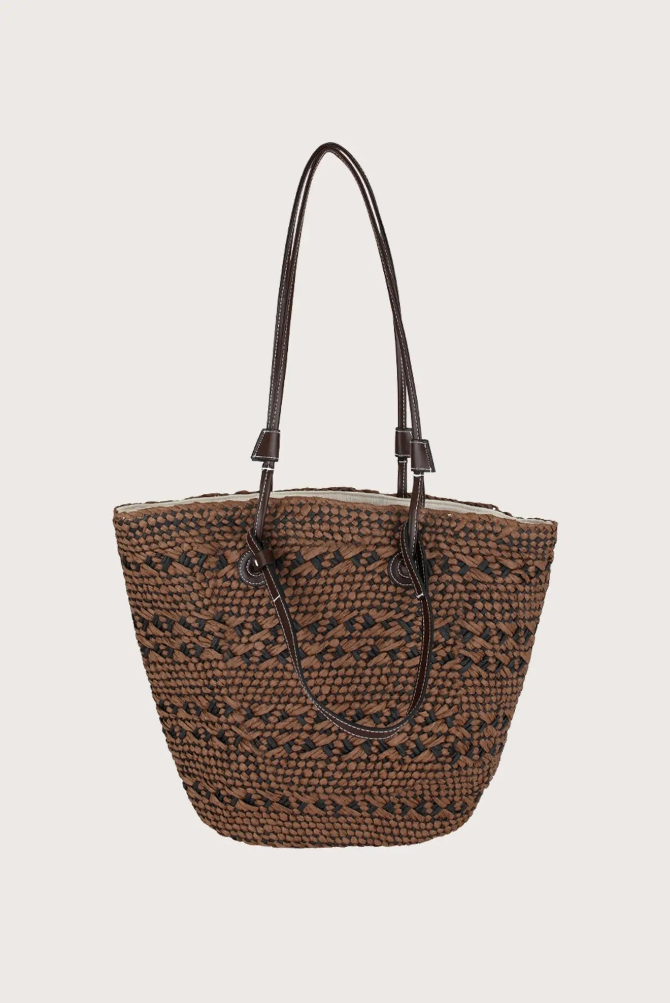 BROWN BORDER BAG