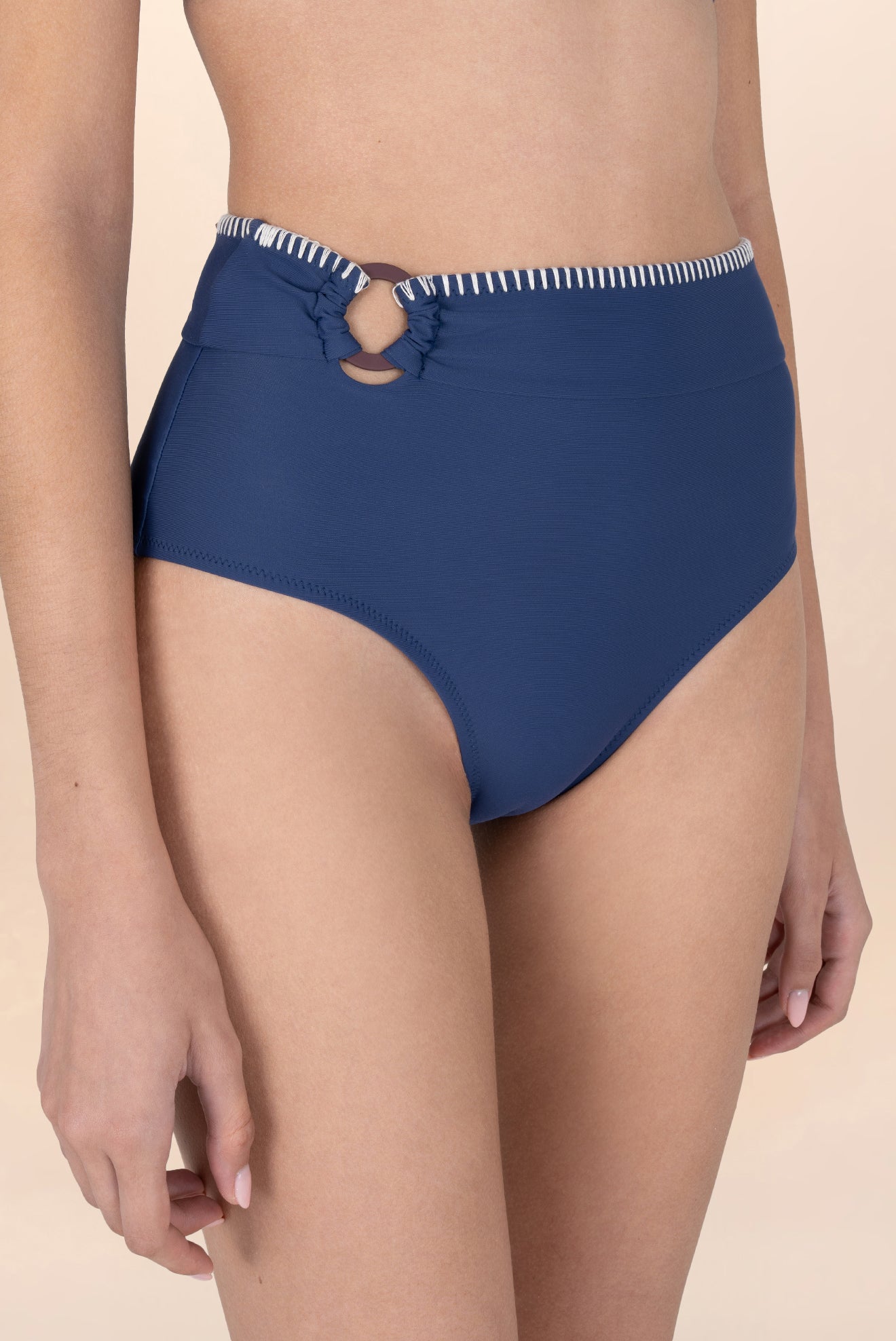 Sarzay Blue High-Rise Bottom