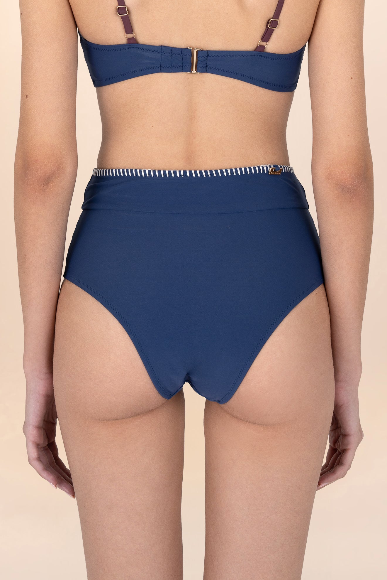 Sarzay Blue High-Rise Bottom