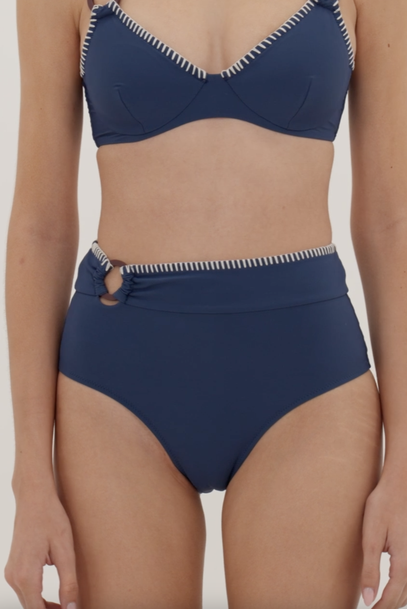 Sarzay Blue High-Rise Bottom