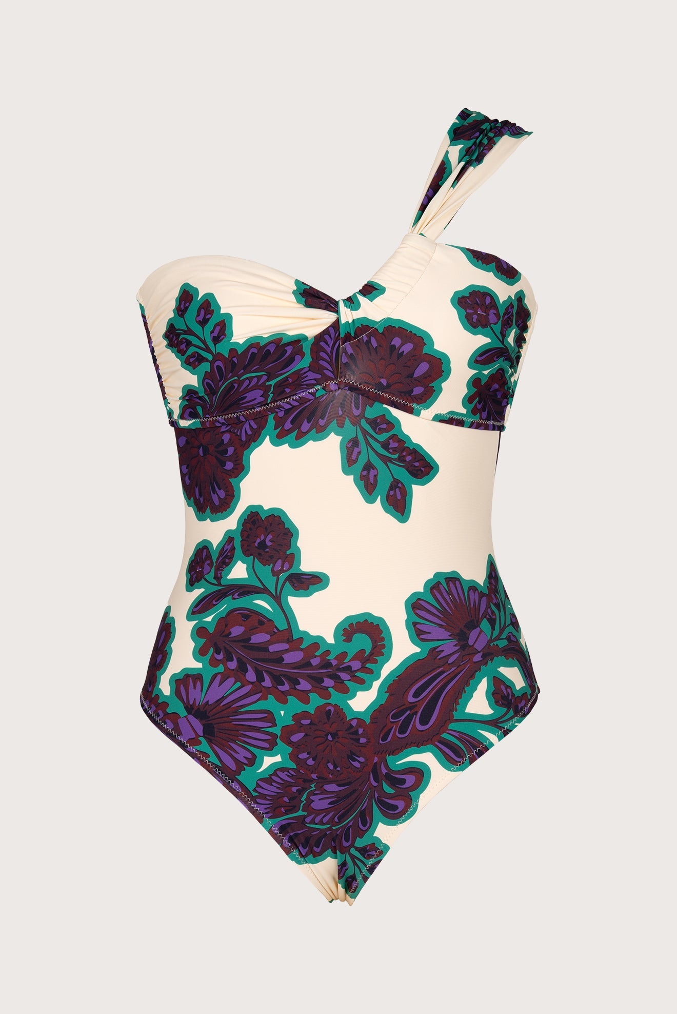 Lucera One Shoulder Bandeau One Piece