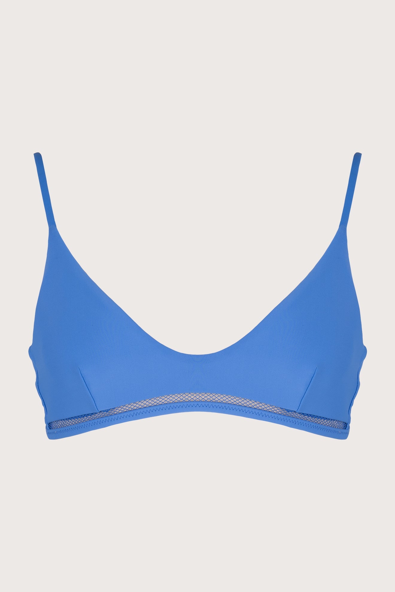 Blue Ruan Triangle Top