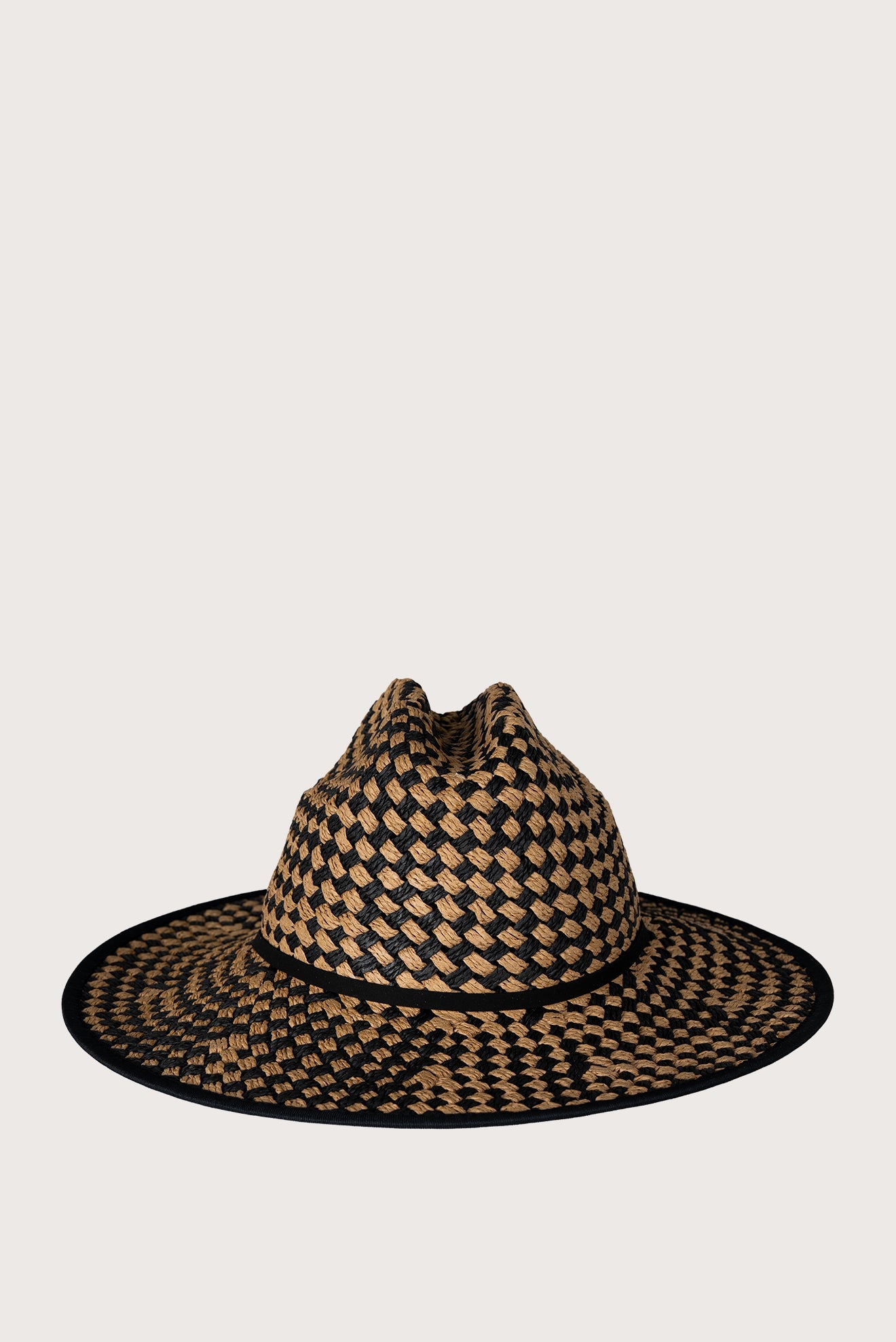 Sombrero Versalles Café/Negro