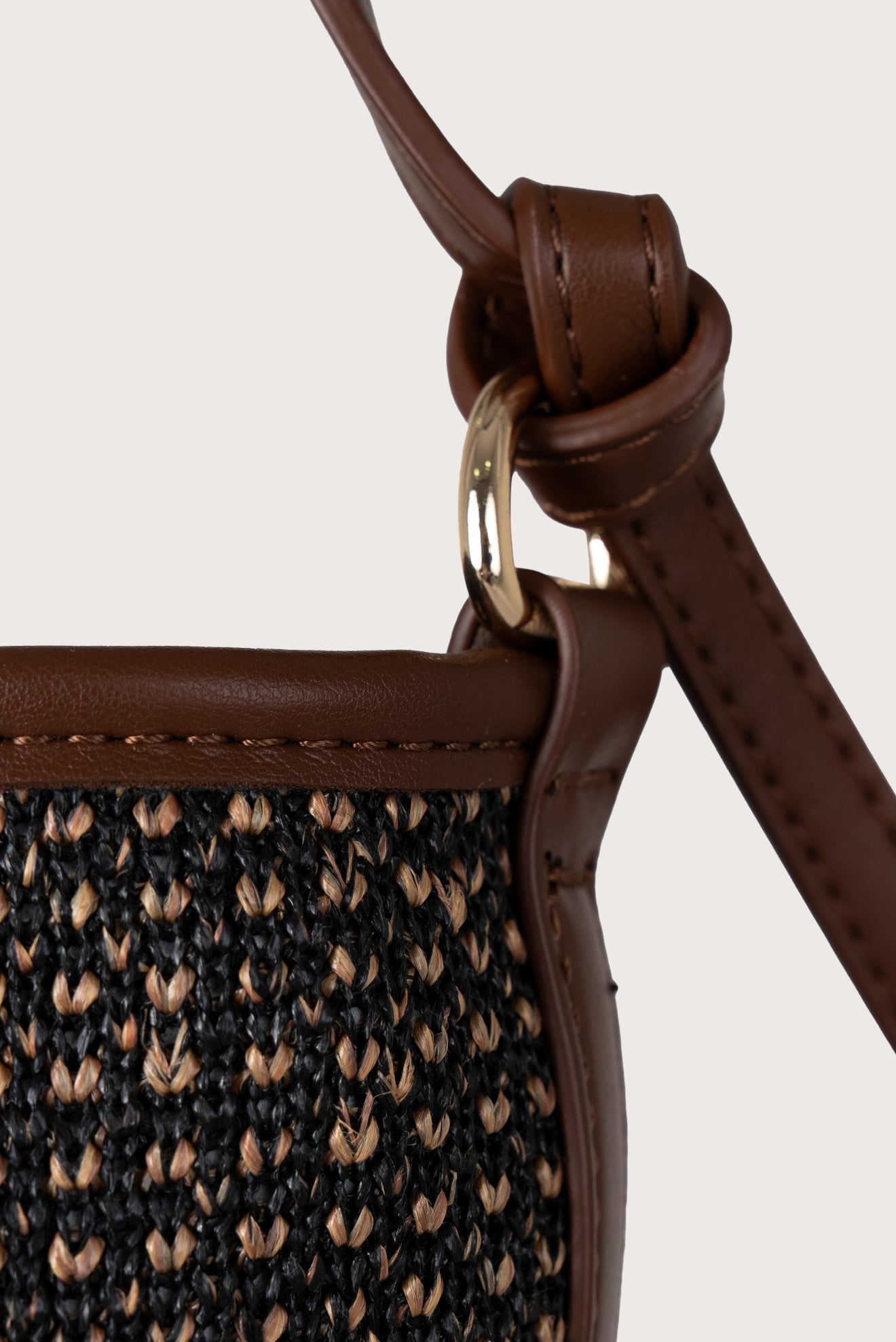 Bolsa Satchel Straw