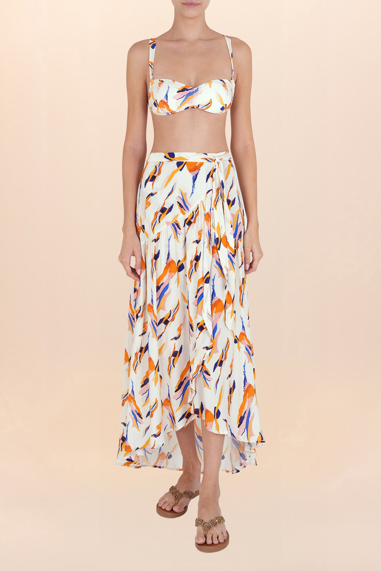 Calais Long Pareo Skirt