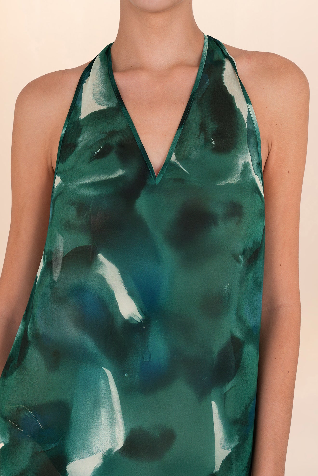 Vestido Corto Cluis Verde