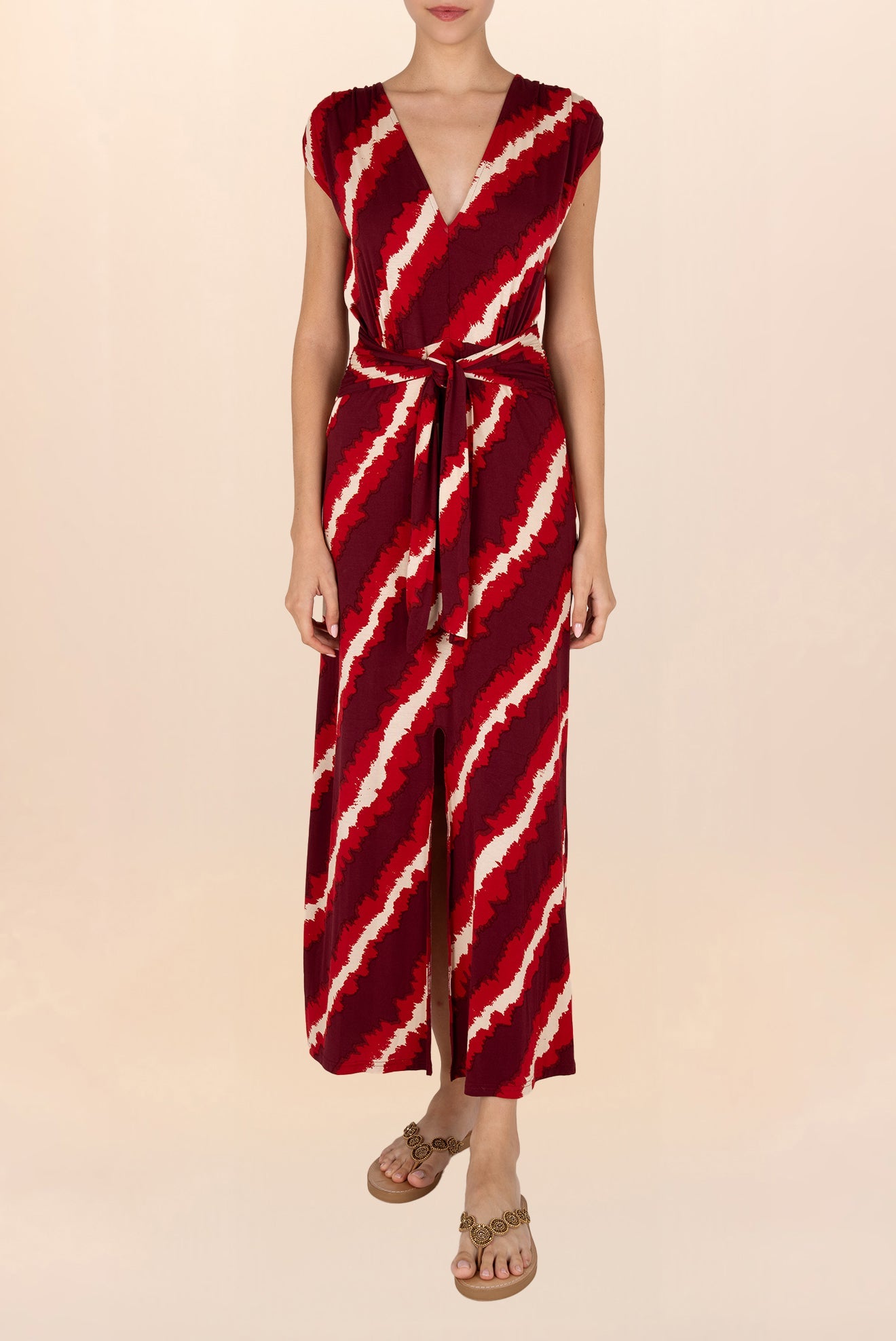 Lyon Printed Long Dress