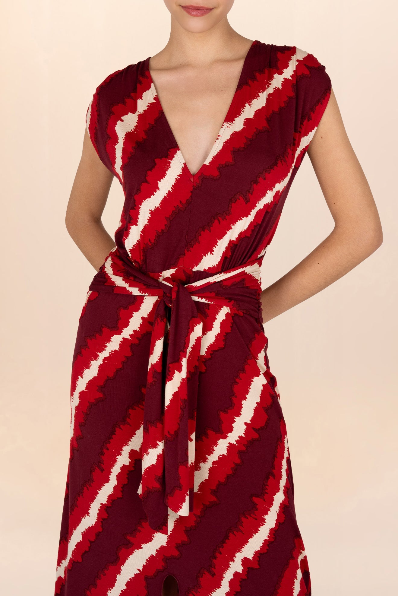 Lyon Printed Long Dress