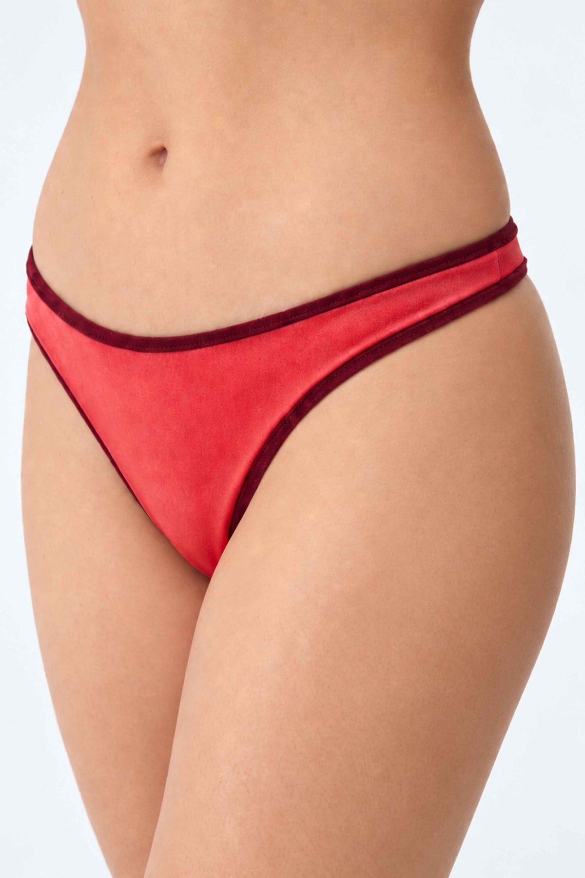 COLALESS VELVET RIBETEADO