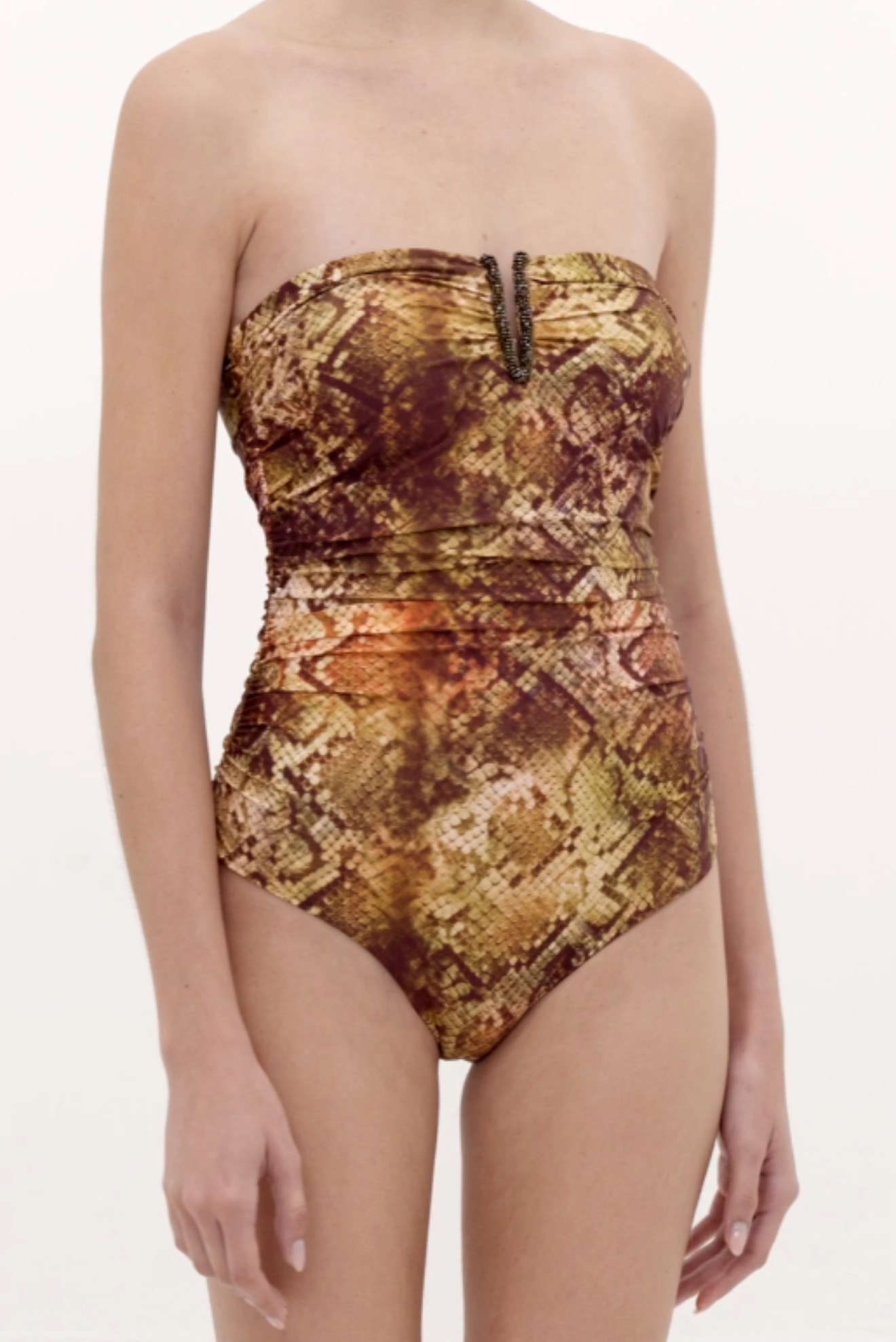 Entero Bandeau Bordado Kileya