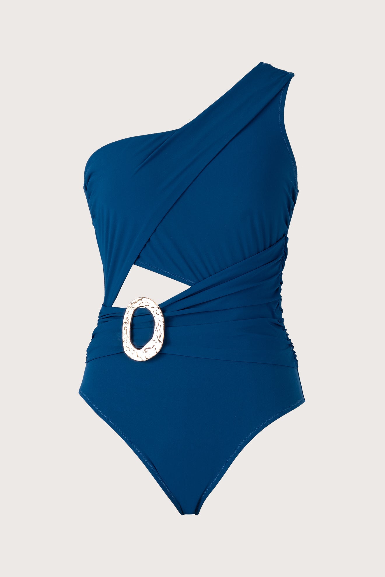 Entero Un Hombro Hebilla Paraty Azul