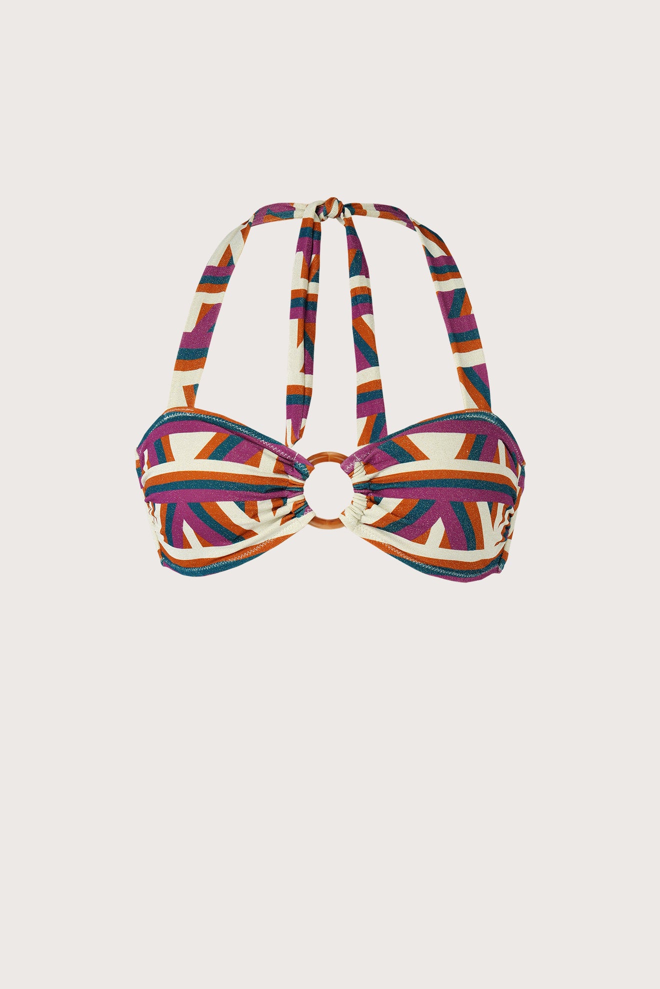 Sahara Ring Bandeau Bikini Top