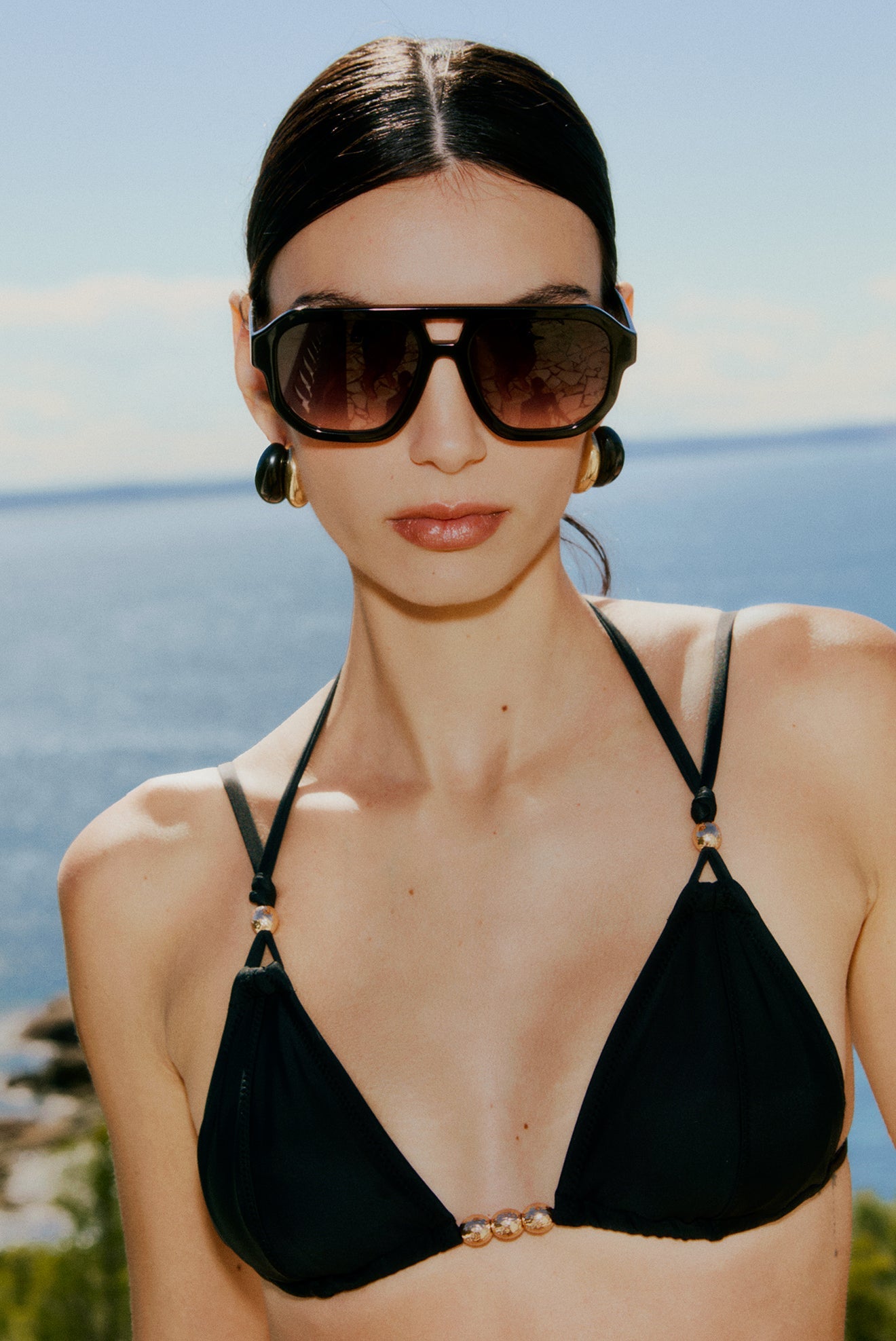 Top Triángulo  Ilhabela Negro