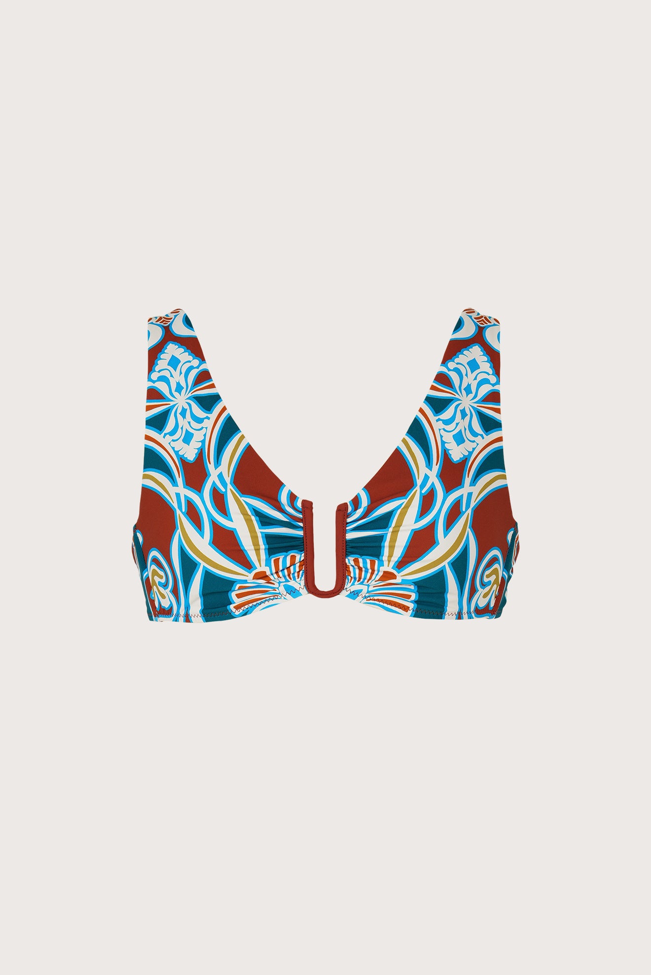 Amira V-Neck Bikini Top