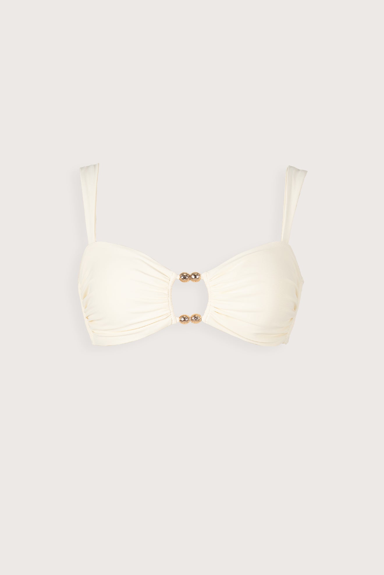 Ilhabella Metallic Bandeau Top