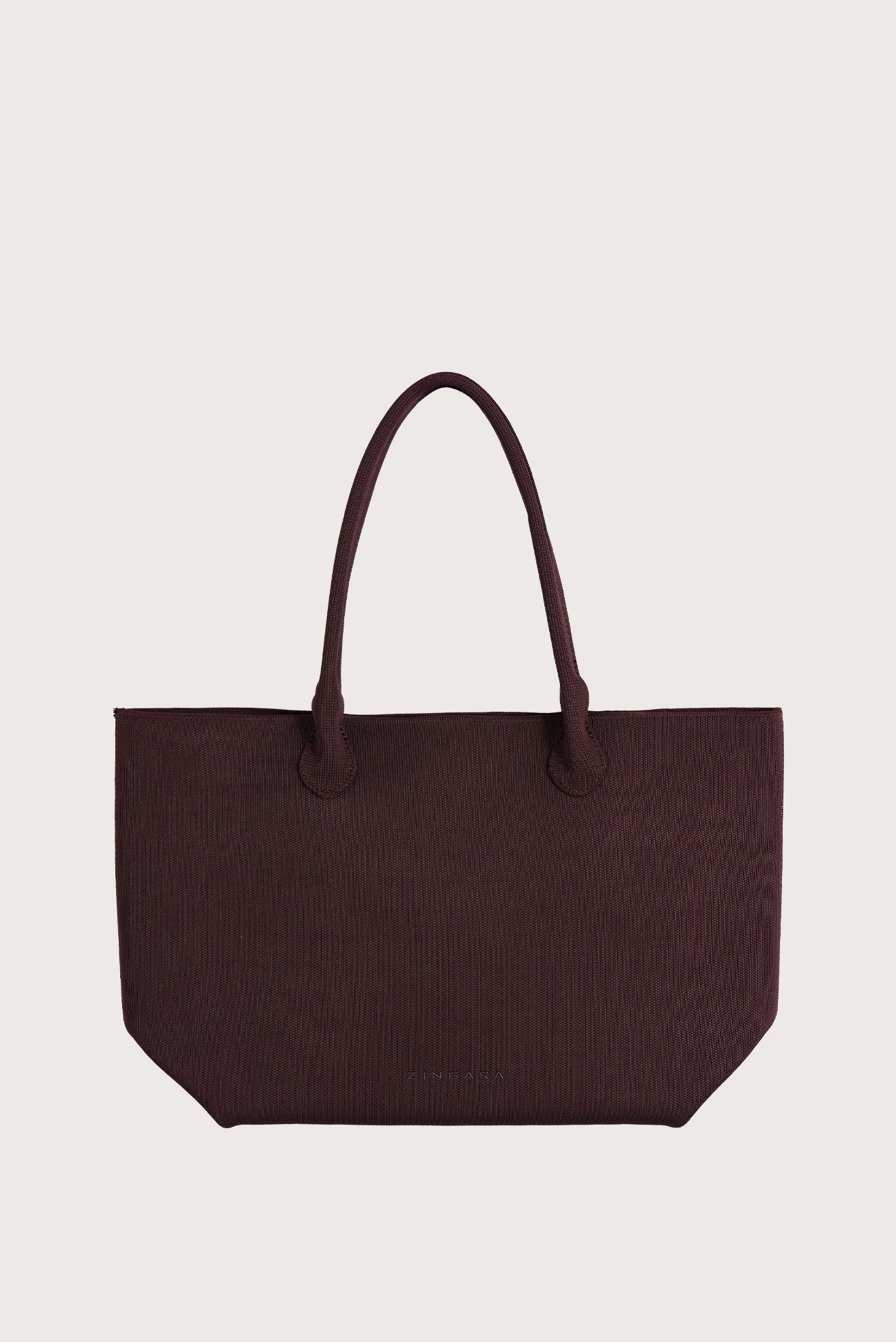 Bolso Tote Calado Chocolate