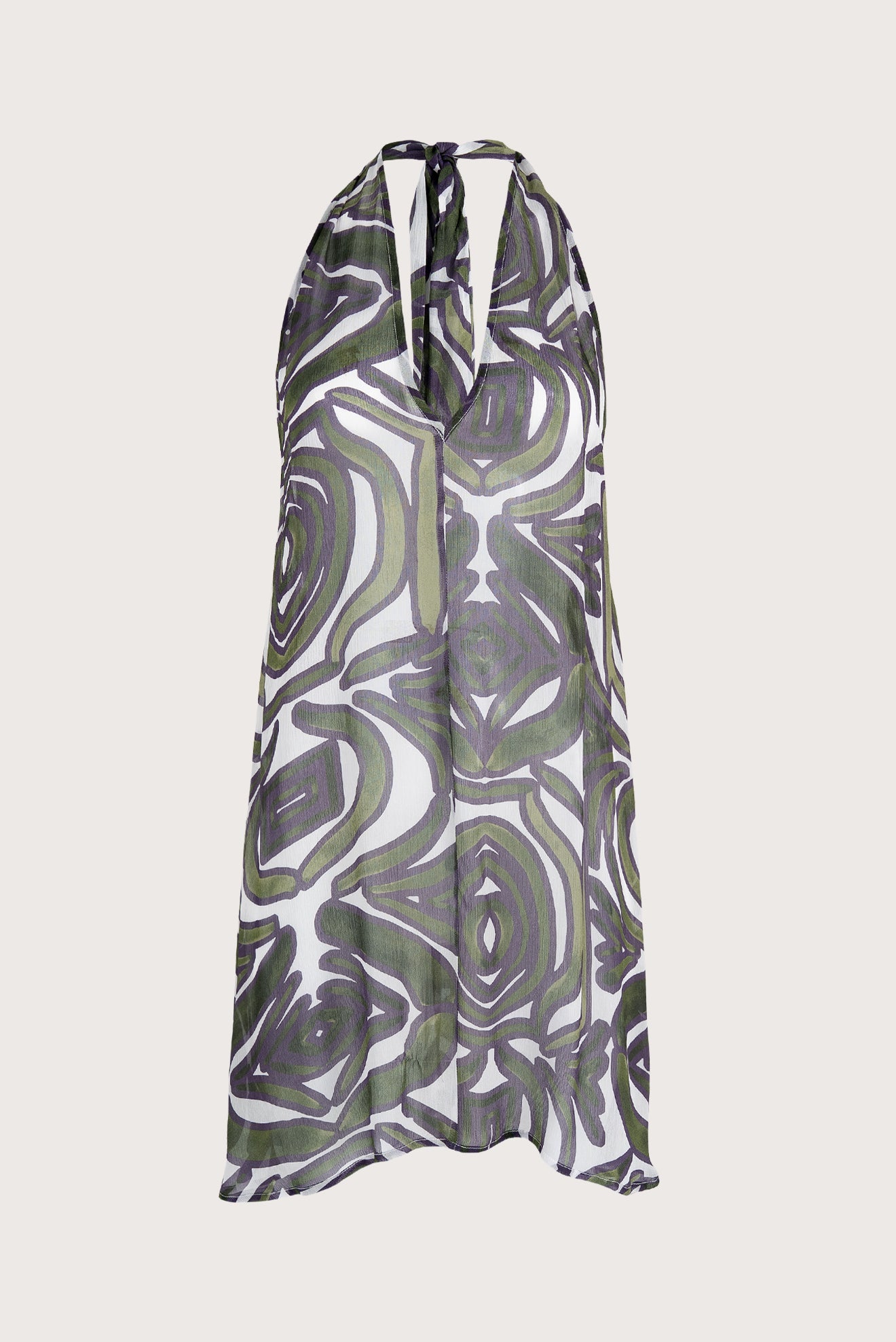 Vestido Corto Halter Ceiba