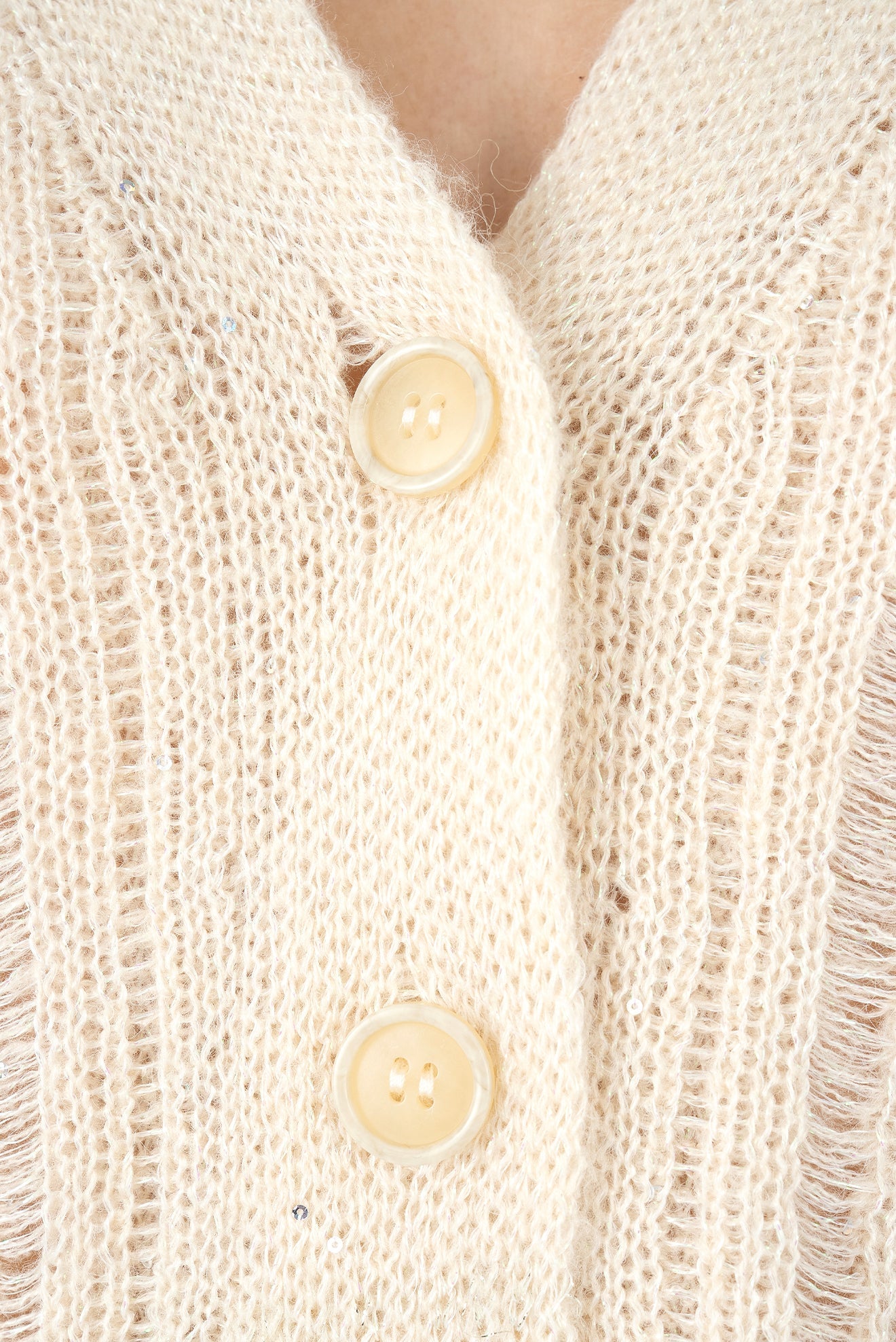 Cardigan Perla Marfil