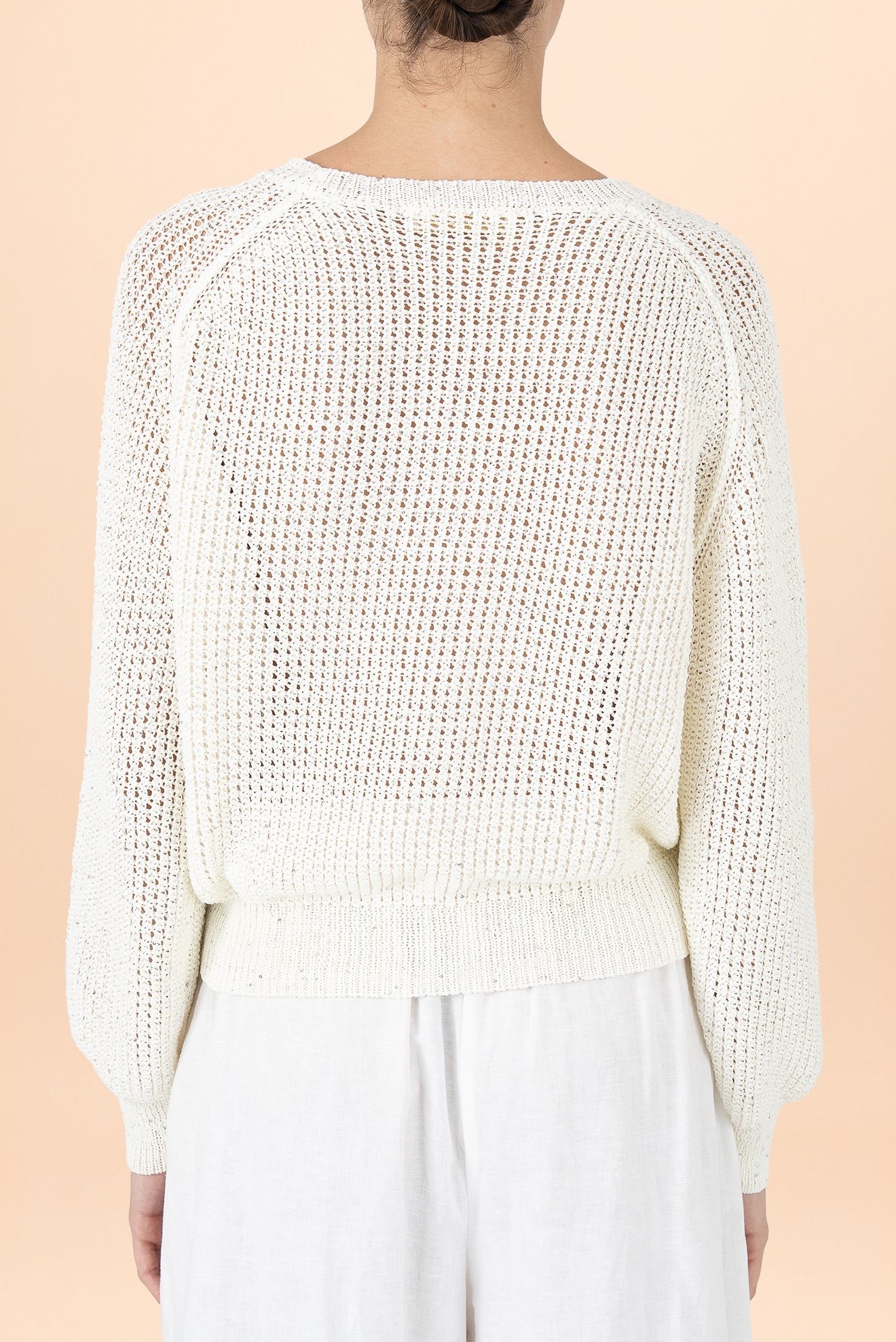 Blusa Lorena Manga Larga Blanco