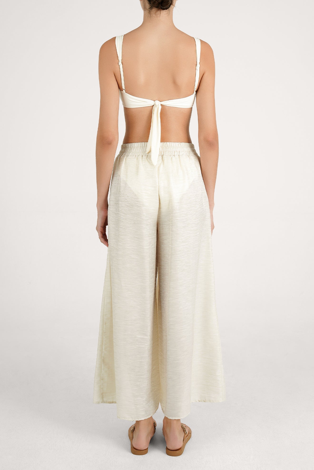 Pantalón Ilhabella Shine Crema