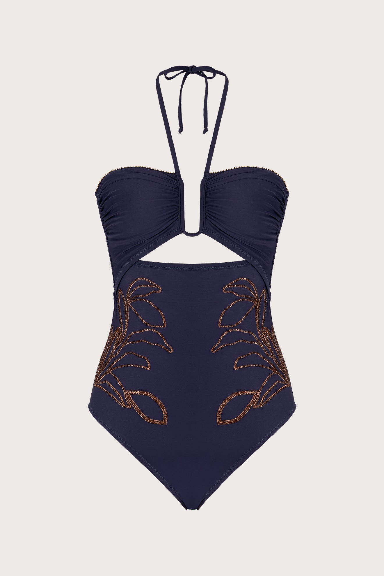 Entero Bandeau U Bordado Pipa