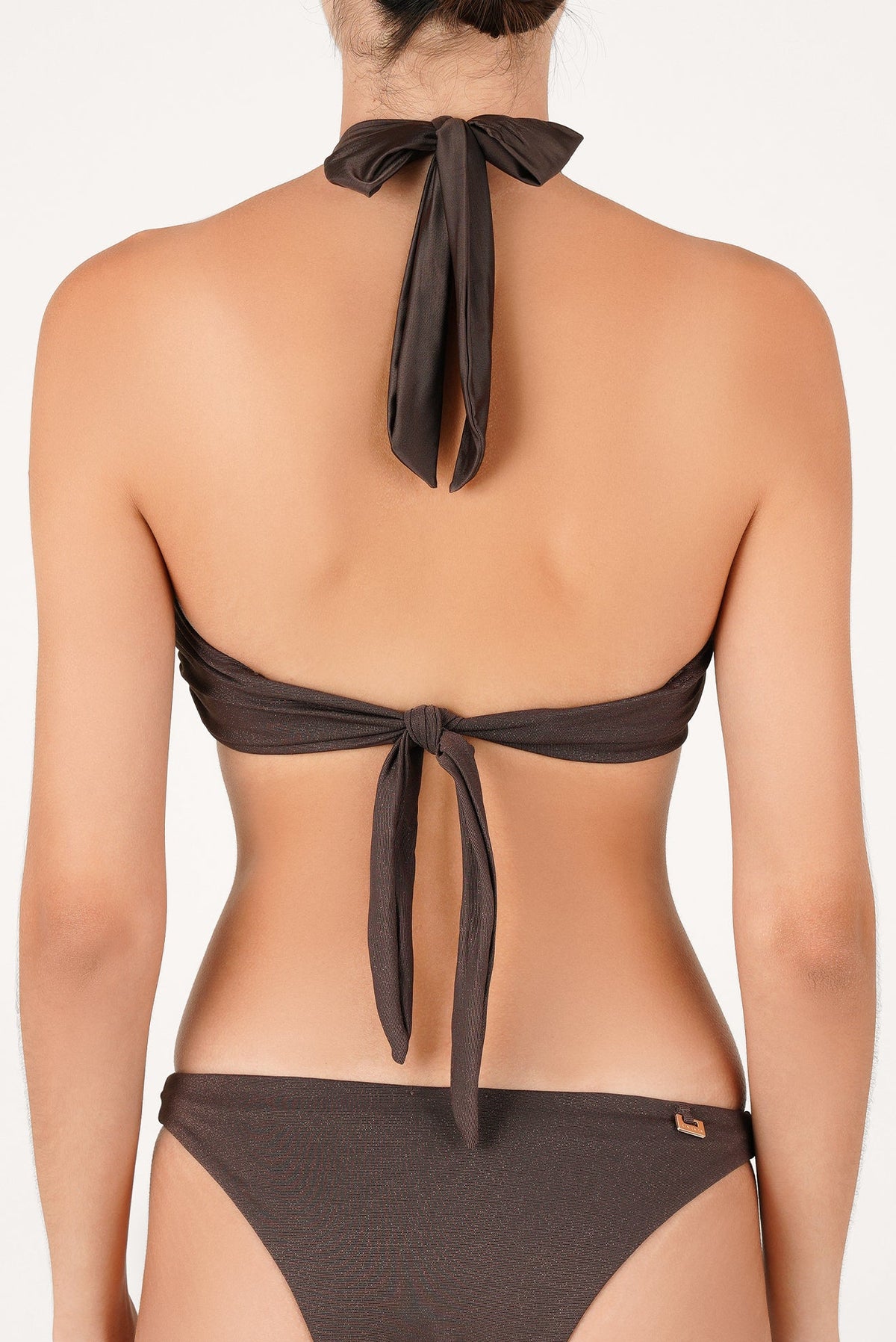 Top Bandeau Cruzado Garnet — foto 3