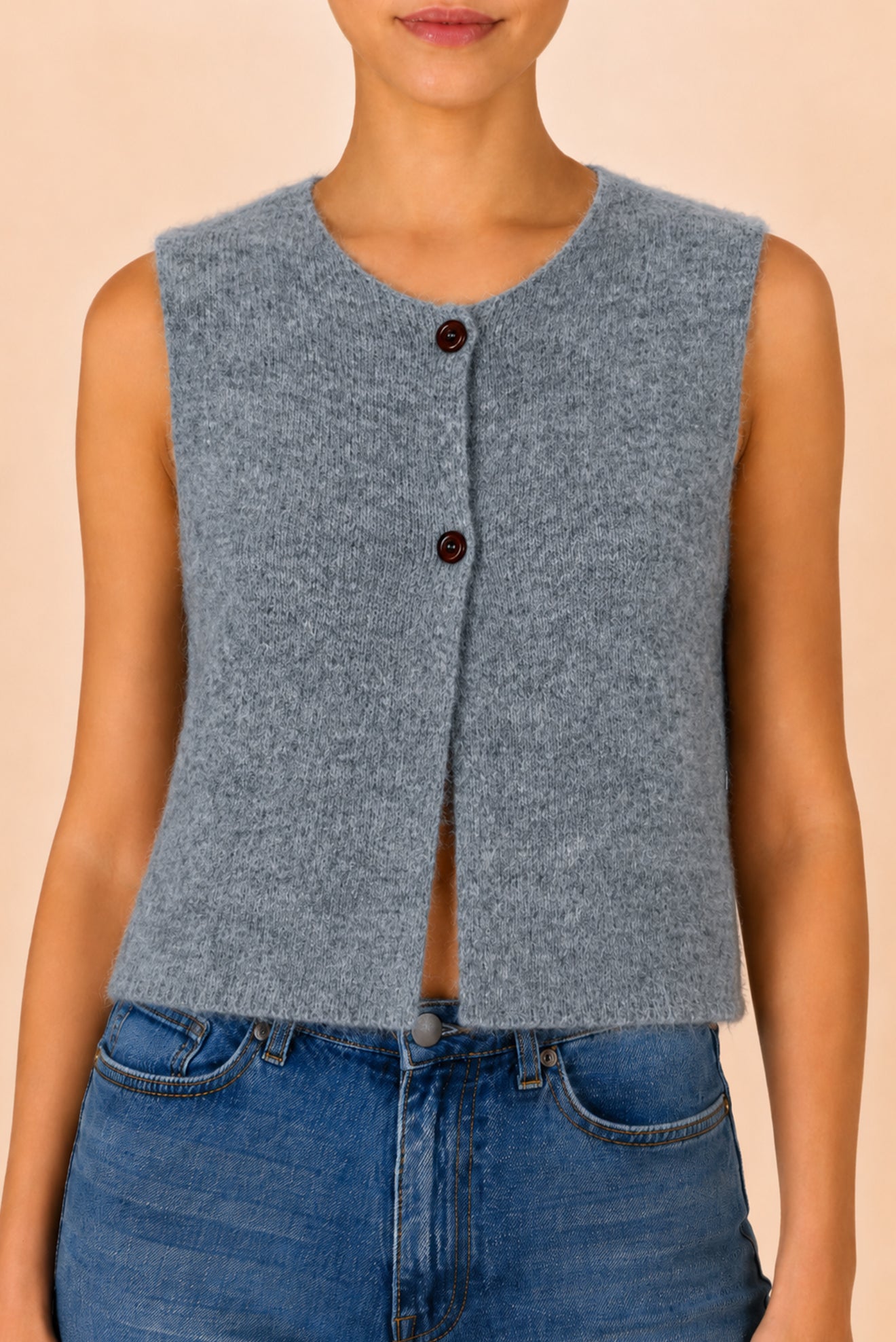 TILLAND LIGHT GRAY VEST