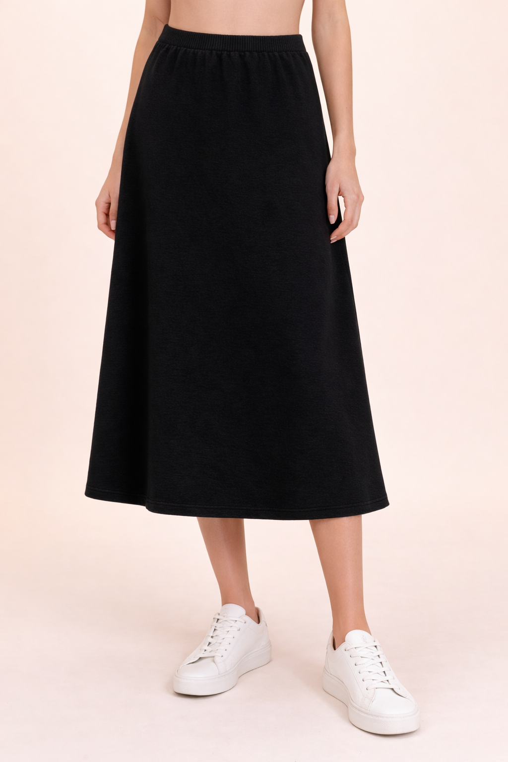AMANCAY BLACK LONG SKIRT